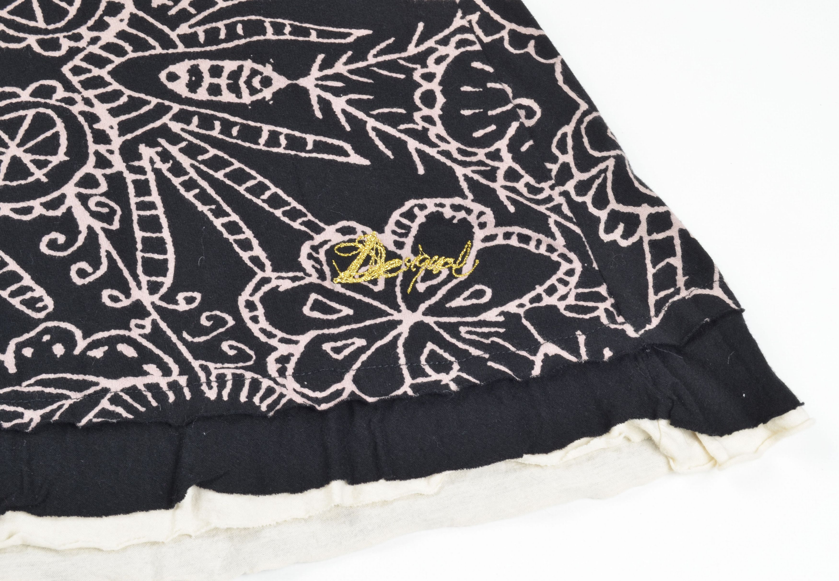Desigual Vintage Desigual Y2k Graphic Print Boho A-Line Skirt Size 31" - 4 Thumbnail