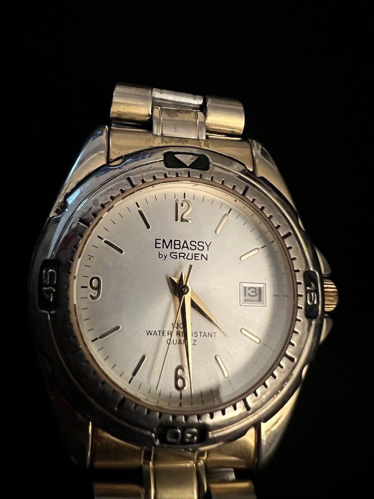 Craig Green Embassy by Gruen watch men Gold Tone Size ONE SIZE - 1 Thumbnail
