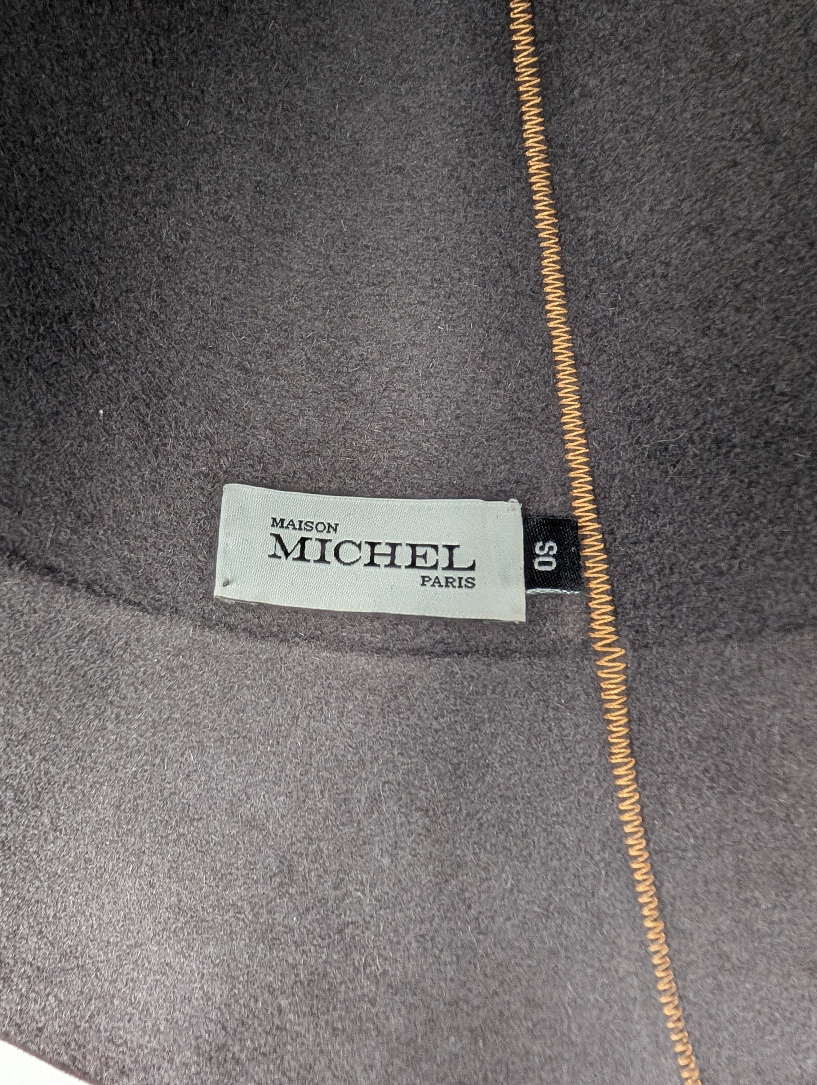 Maison Michel Maison Michel Paris Heather Grey Hat Size ONE SIZE - 6 Thumbnail