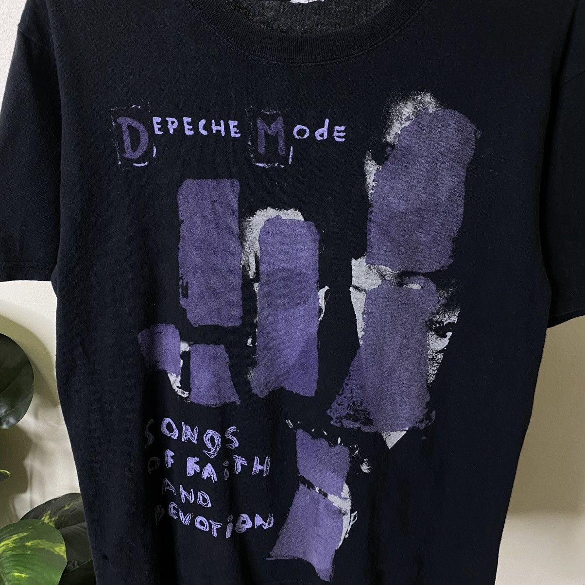 Vintage Y2K Depeche Mode Songs of Faith and Devotion Album Band Tee Size US M / EU 48-50 / 2 - 2 Thumbnail