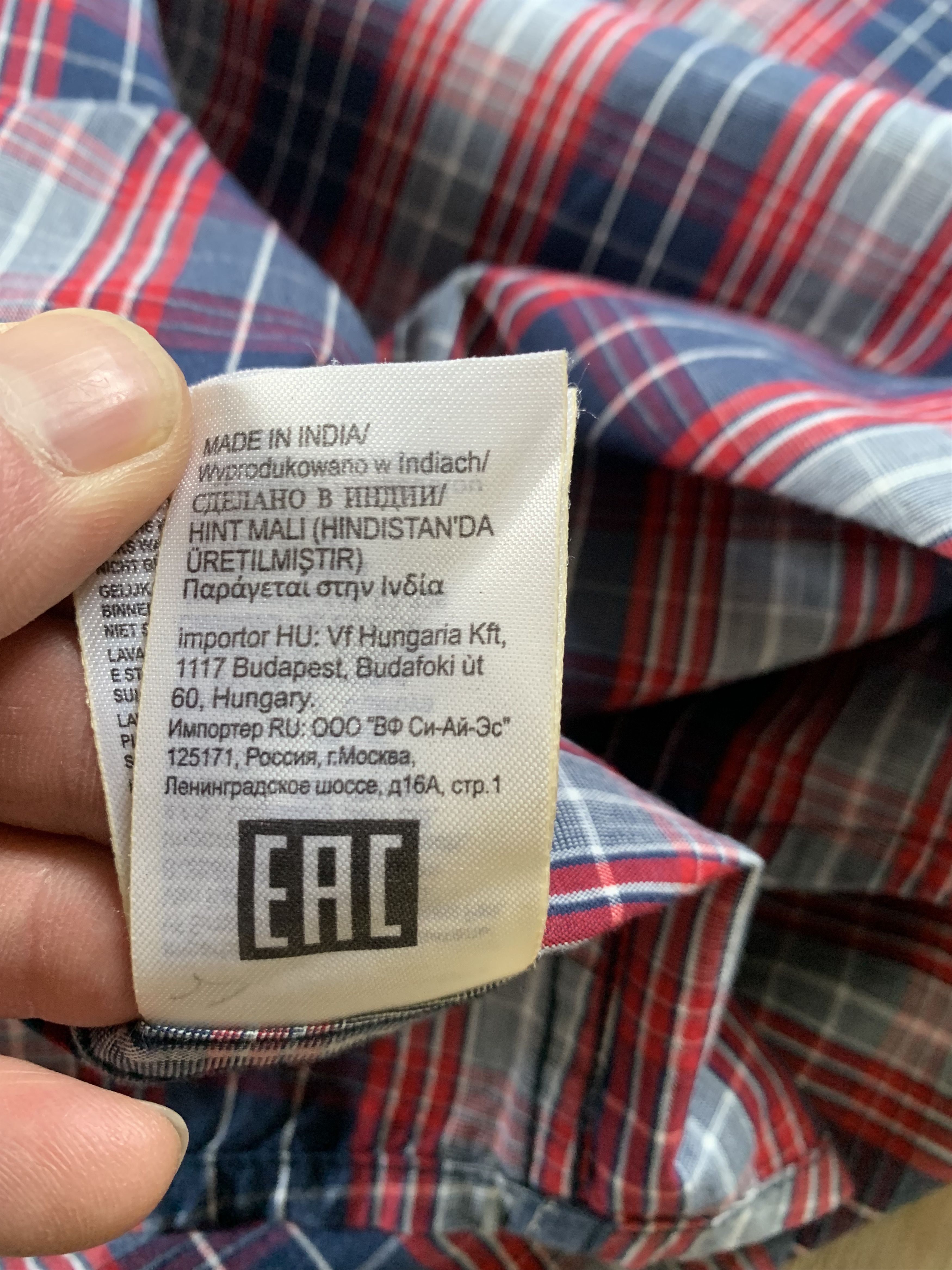 Wrangler Wrangler Plaid Cotton Long Sleeve Shirt Size US XL / EU 56 / 4 - 8 Thumbnail