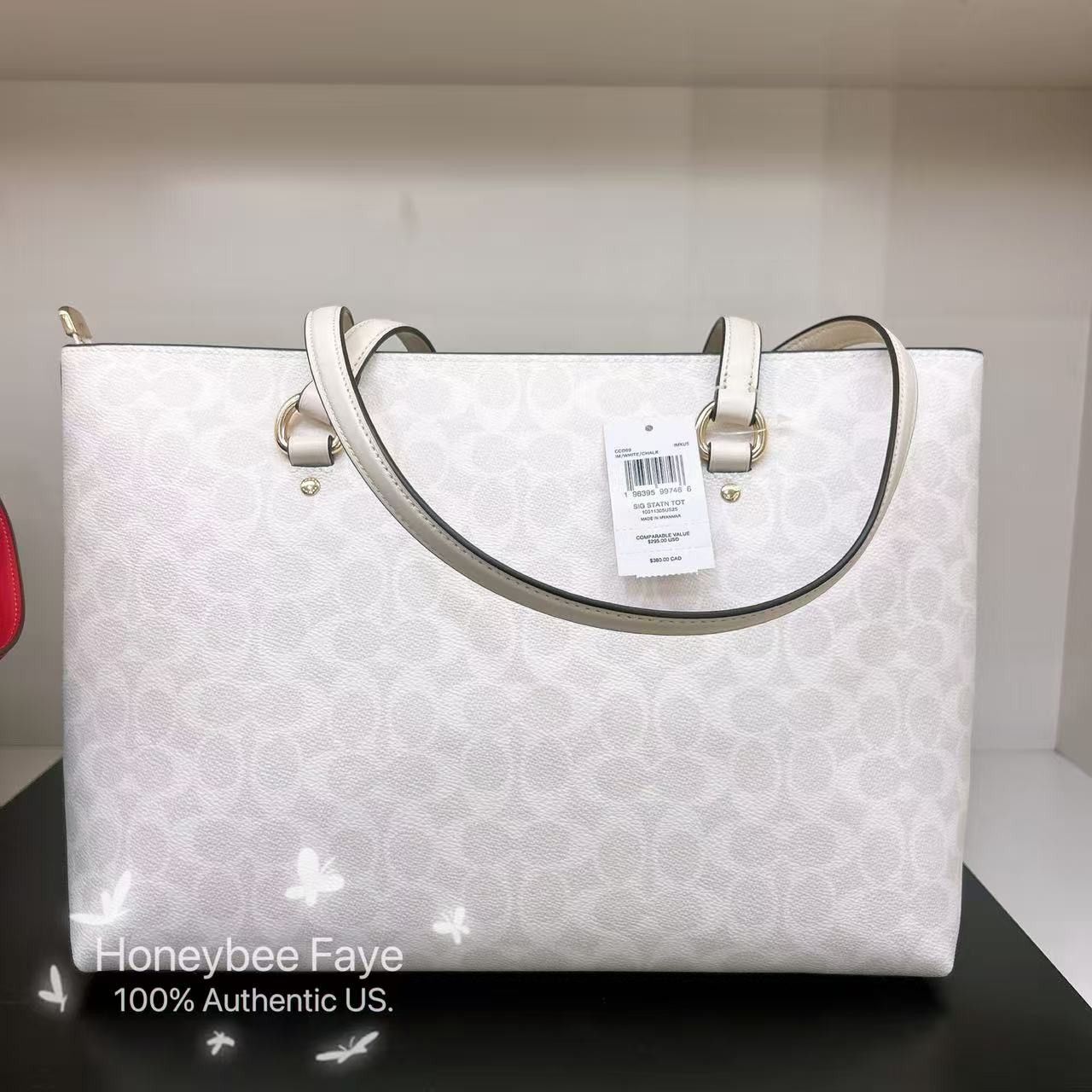 Coach Station Tote Bag In Signature Canvas CCD69 Size ONE SIZE - 3 Thumbnail