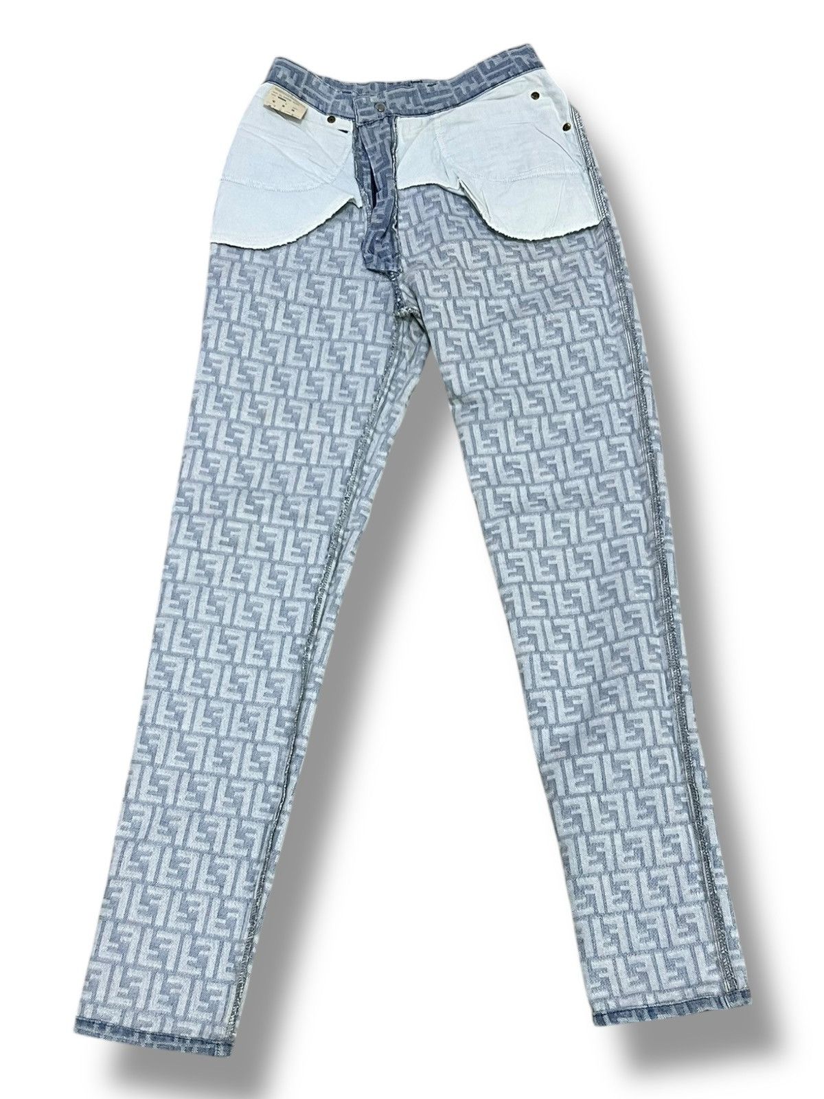 VINTAGE FENDI MONOGRAM ITALIAN DESIGNER JEANS DENIM