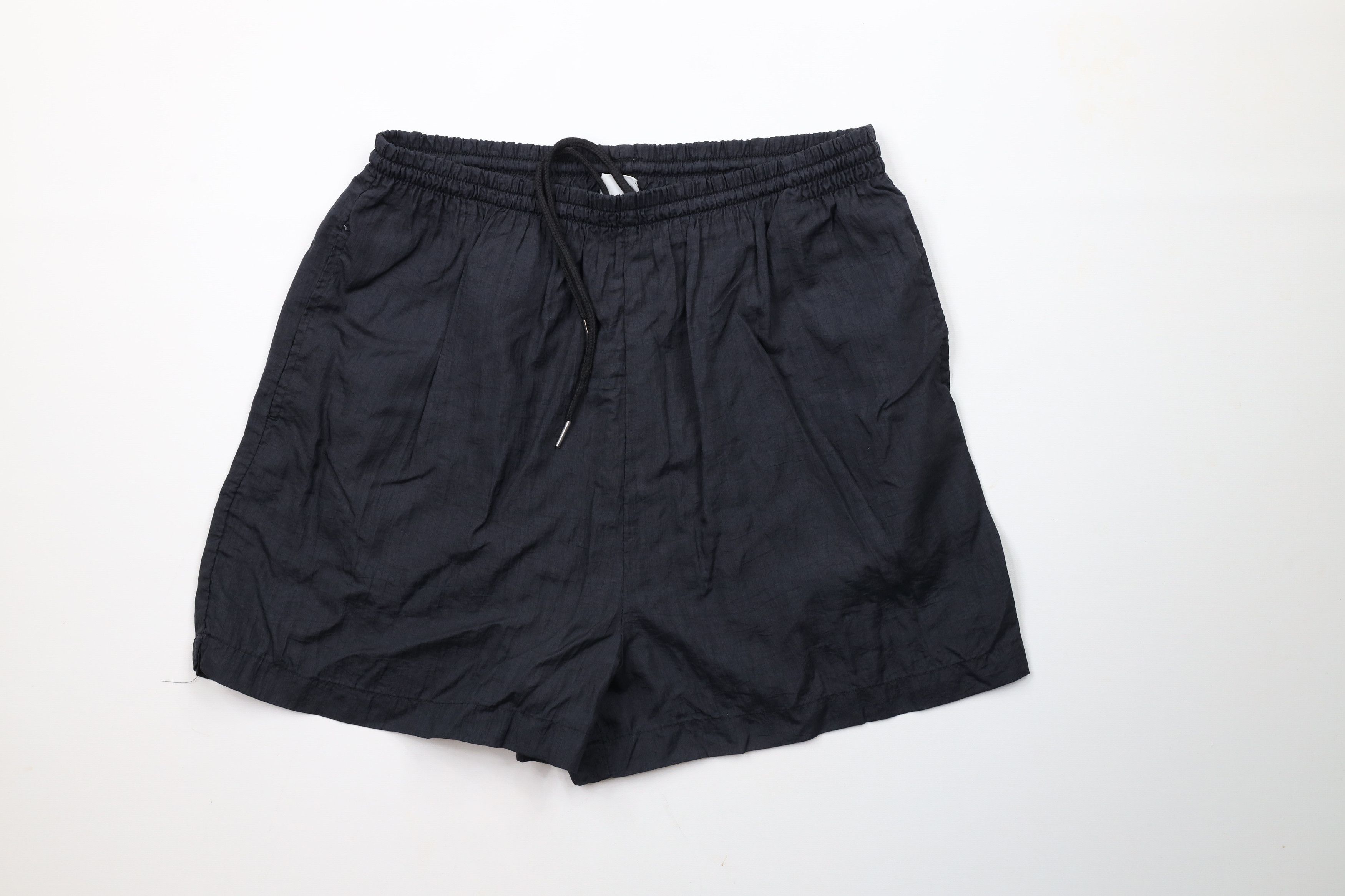 Vintage Vintage 90s Streetwear Running Jogging Soccer Shorts Black Size US 34 / EU 50 - 1 Thumbnail