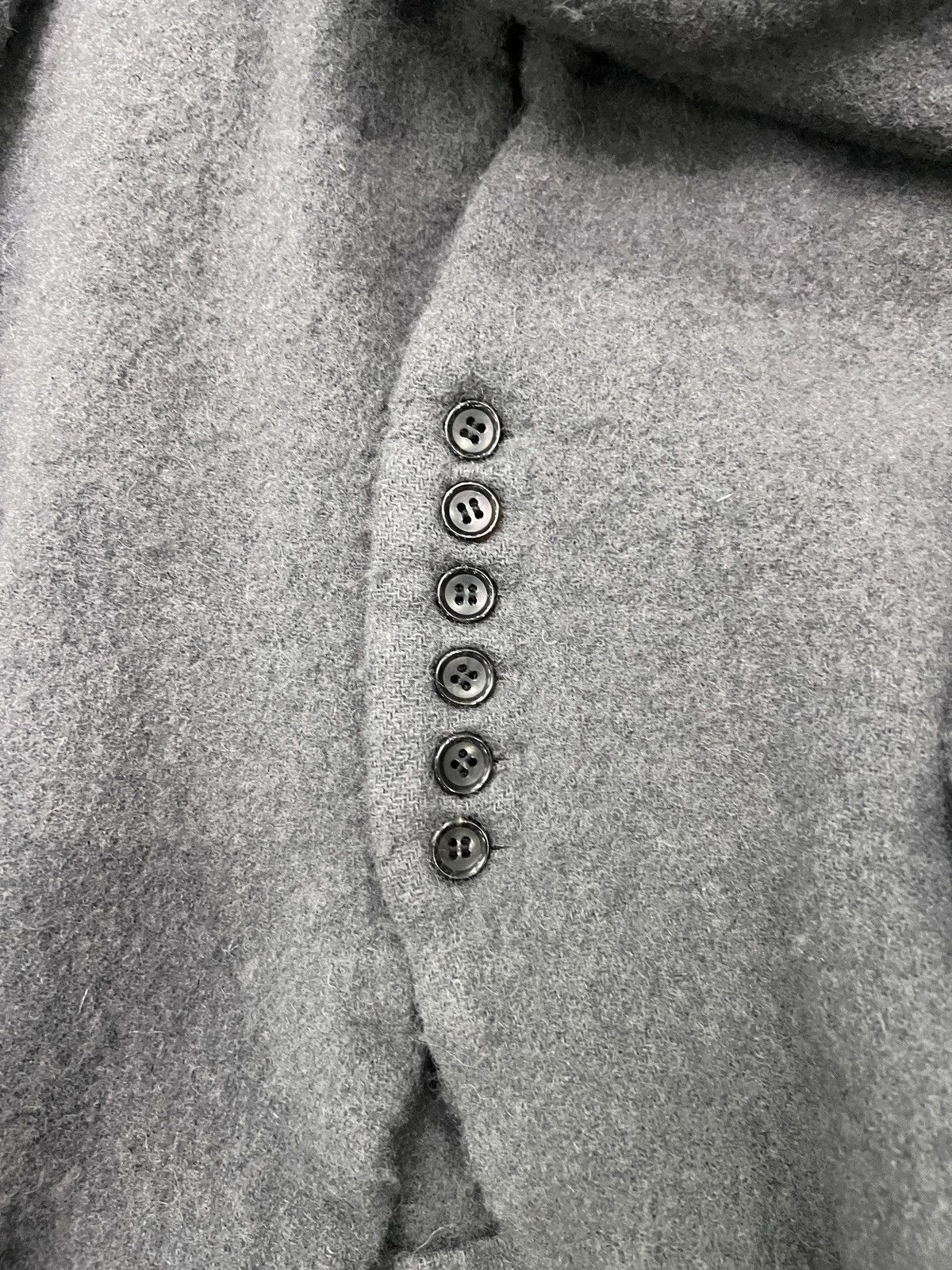 Comme des Garcons Homme Plus Comme des Garçons Homme Plus FW22 Runway Felted Pleated Butt Size 42L - 22 Thumbnail