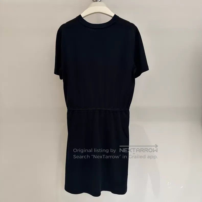 Louis Vuitton Louis Vuitton Black Short Sleeve Dress Size L / US 10 / IT 46 - 5 Thumbnail