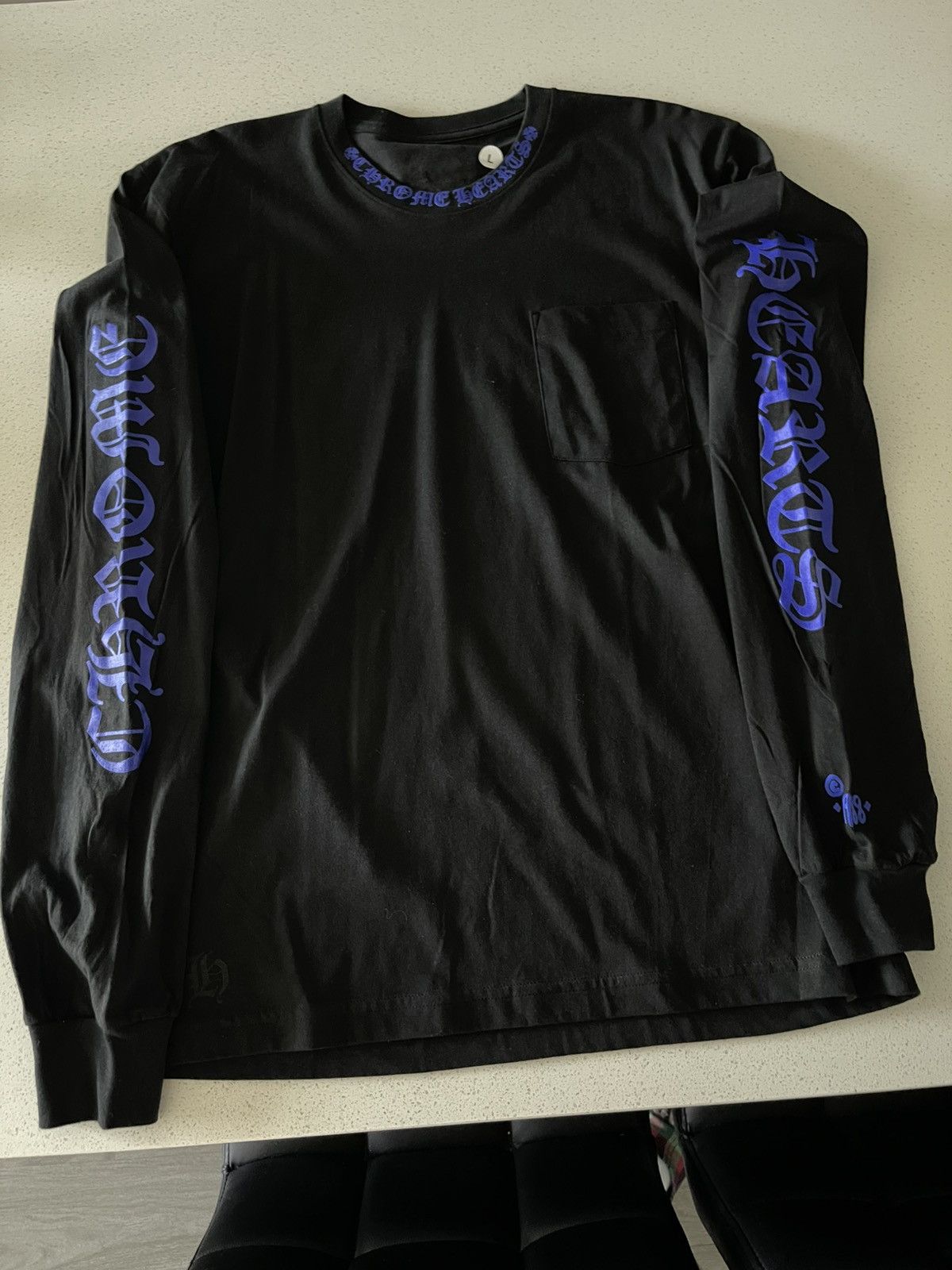 Chrome Hearts Chrome Hearts “1988 Neck Logo” Long sleeve | Grailed