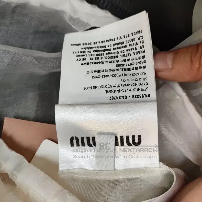 Miu Miu Miu Miu 38 Silk blouse Size M / US 6-8 / IT 42-44 - 4 Thumbnail