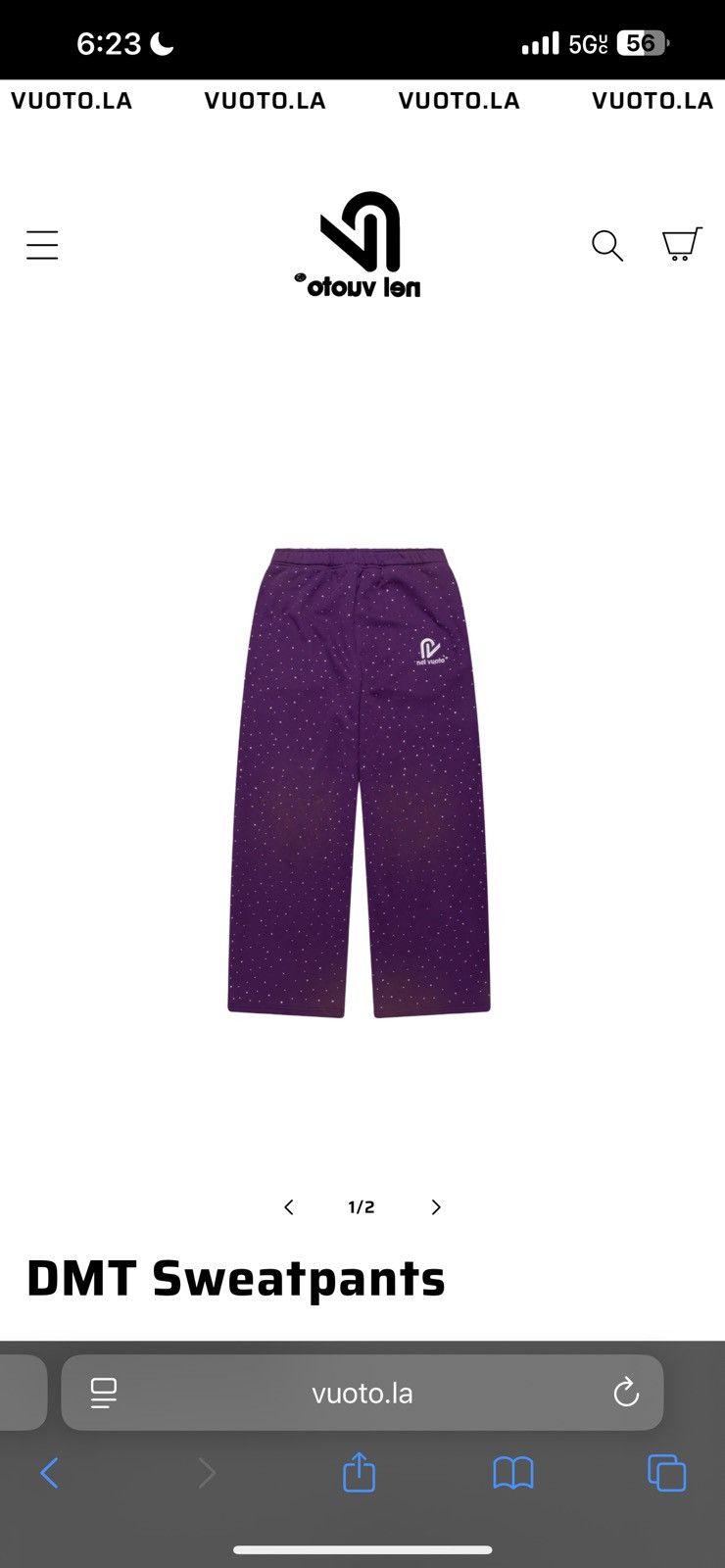 Other DMT rhinestone sweatpants Size US 34 / EU 50 - 1 Thumbnail