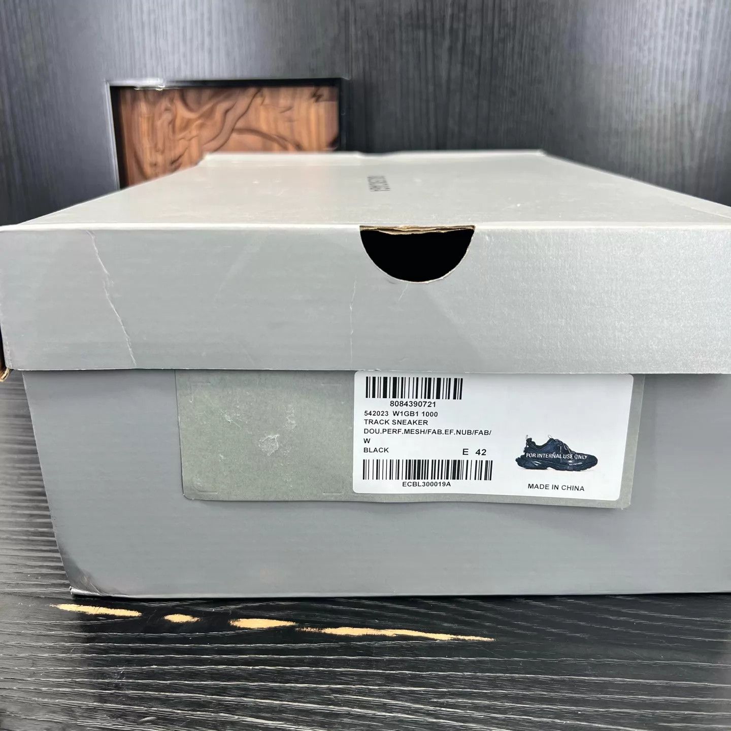 Balenciaga Balenciaga Track Black 42 Worn Liner Repaired Box Size US 9 / EU 42 - 9 Thumbnail