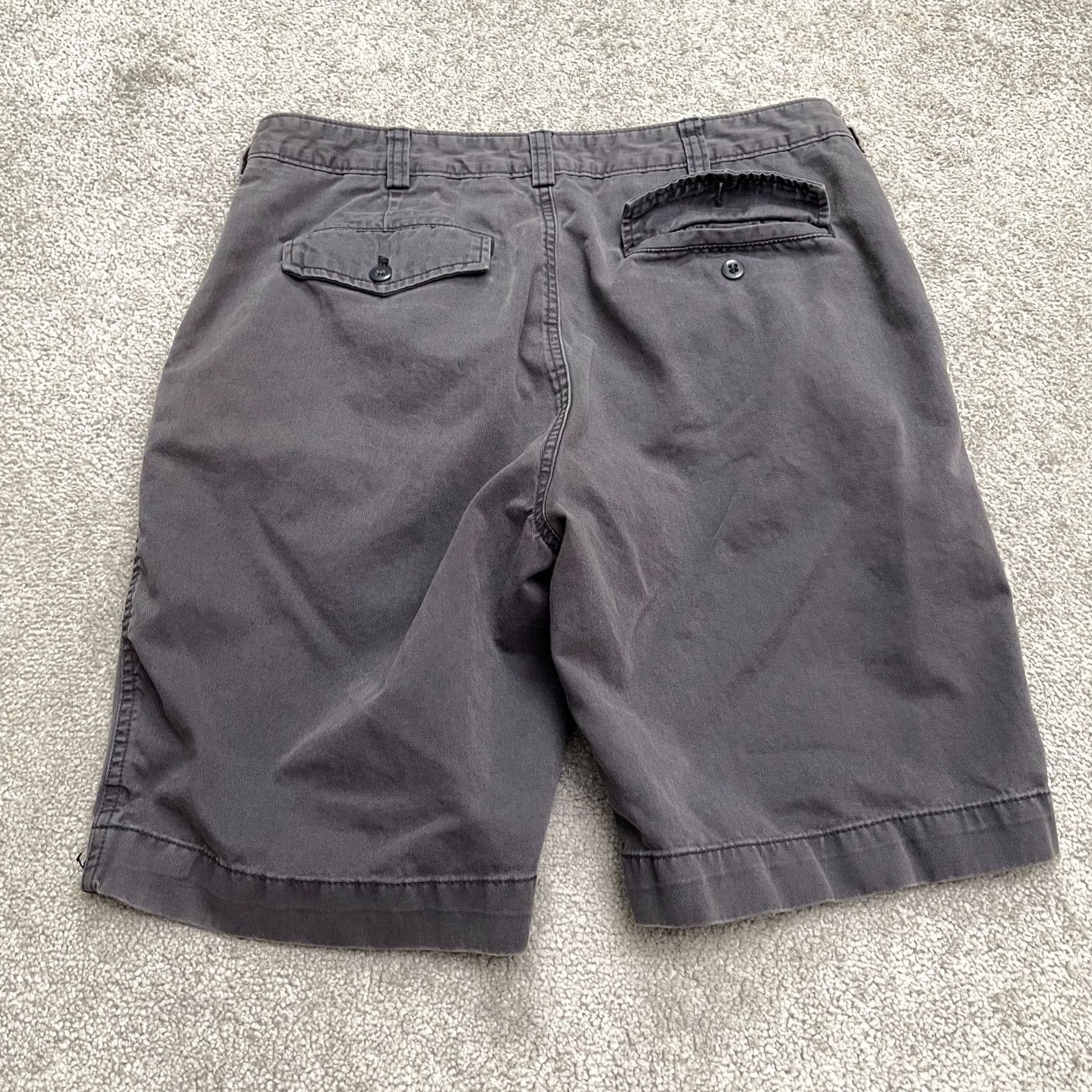 Cremieux Cremieux Chino Shorts Mens 34 Dark Gray Flat Front Casual Preppy Cotton Size US 34 / EU 50 - 2 Thumbnail