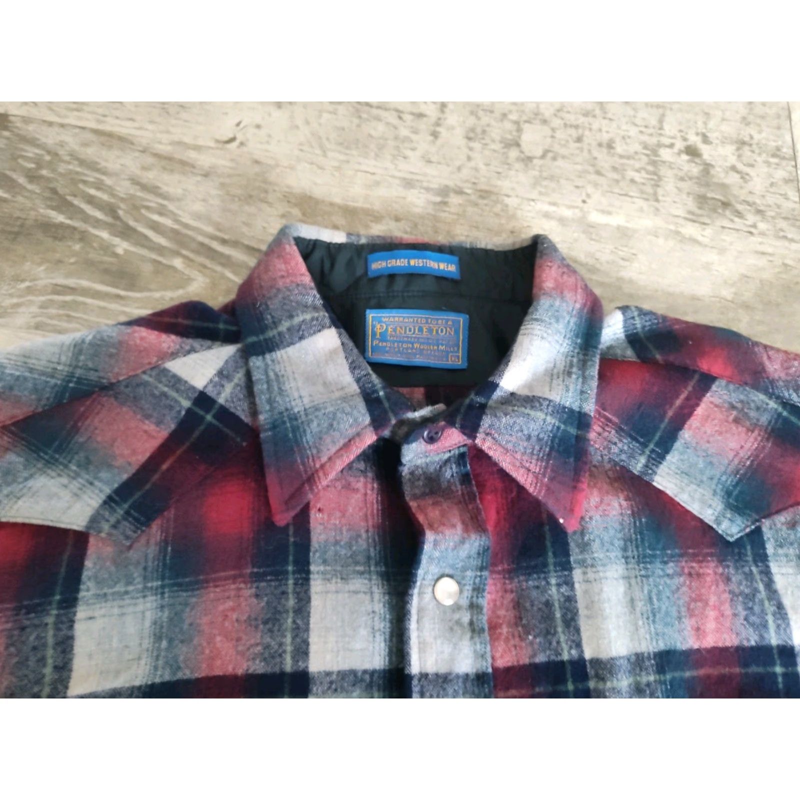 Pendleton VINTAGE Pendleton Western Shirt Men XL Wool Plaid 1960s Casual Heavyweight Button-Up Size US XL / EU 56 / 4 - 6 Thumbnail