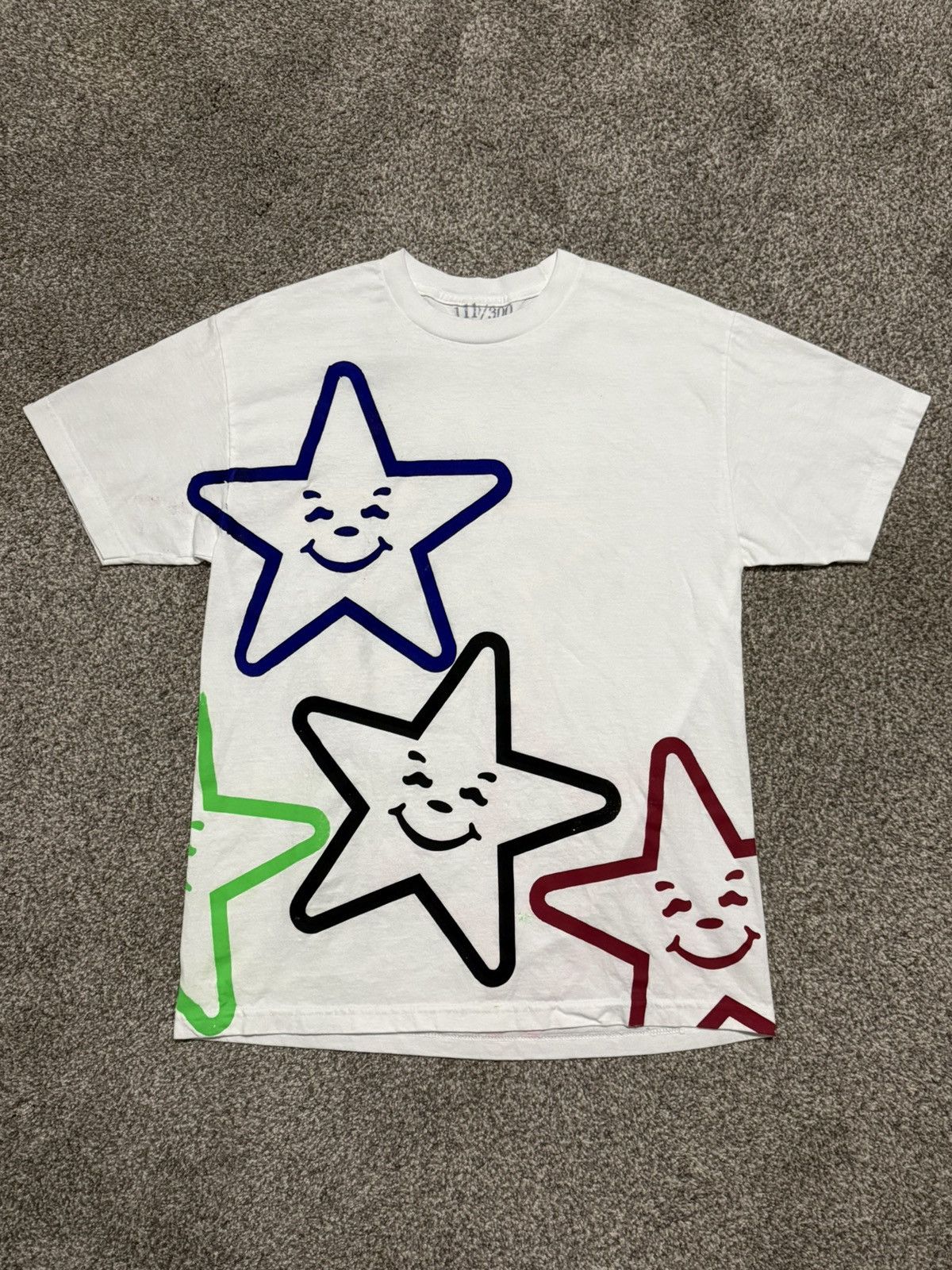 Asspizza Asspizza Hand Screen-Printed Star Shirt Size US L / EU 52-54 / 3 - 1 Thumbnail