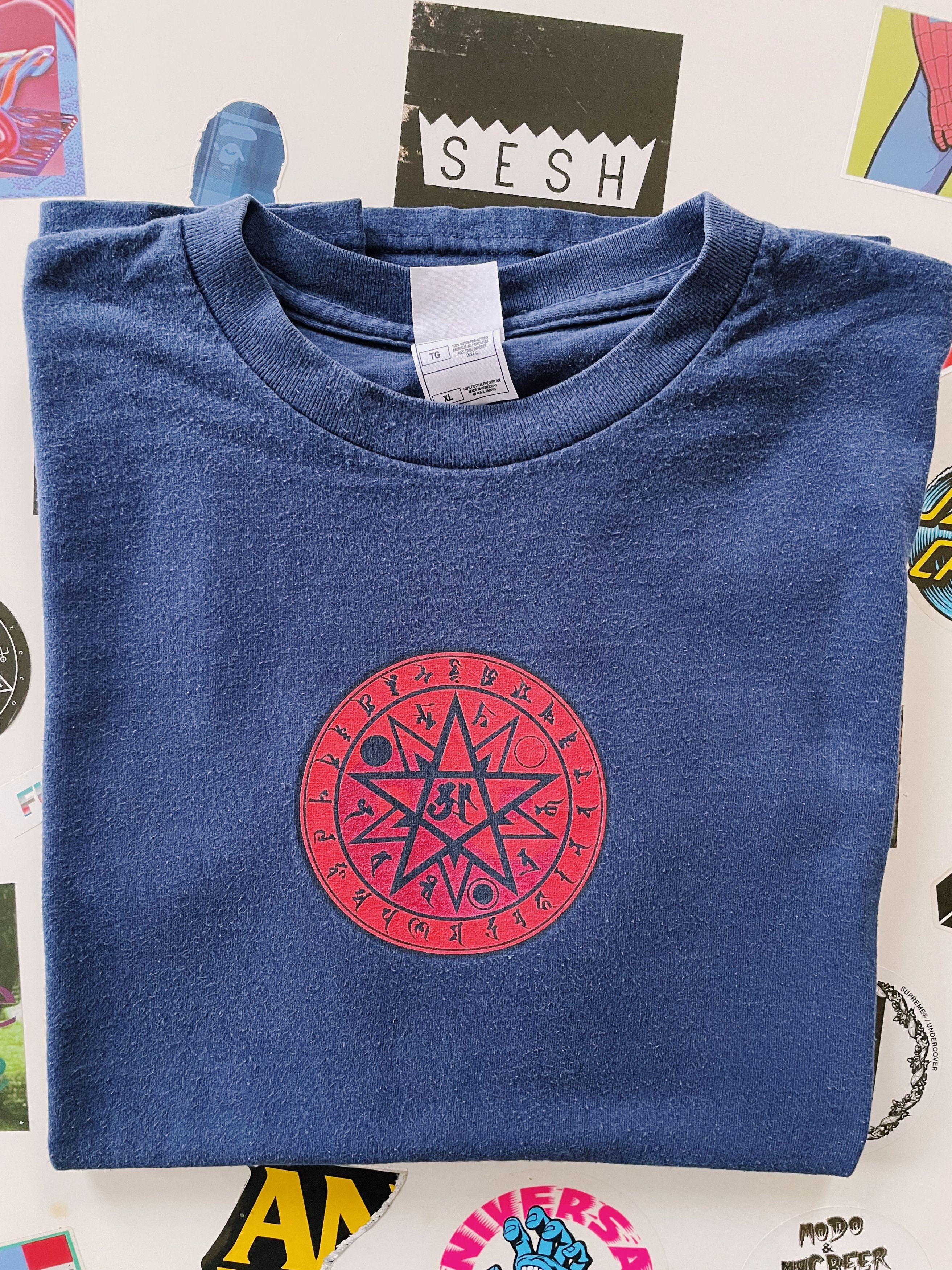 Vintage Vintage 2000 Y2K Saiyuki Promo T-shirt Navy Size US XL / EU 56 / 4 - 7 Thumbnail