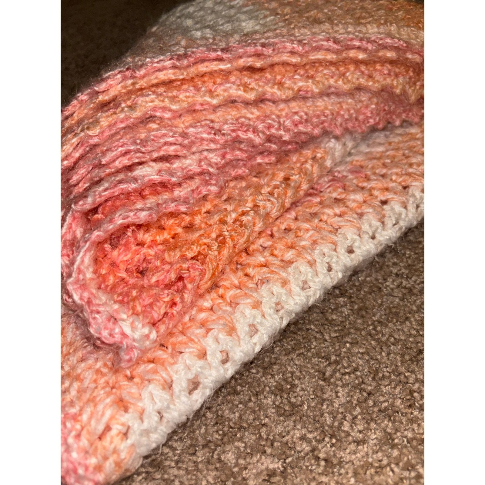 The Unbranded Brand Baby Corcheted Blanket 40" x 46" Size ONE SIZE - 5 Thumbnail