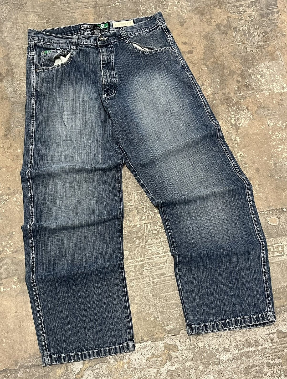 Southpole × Vintage Southpole y2k baggy fit denim skater rare hype drill Size US 32 / EU 48 - 5 Thumbnail