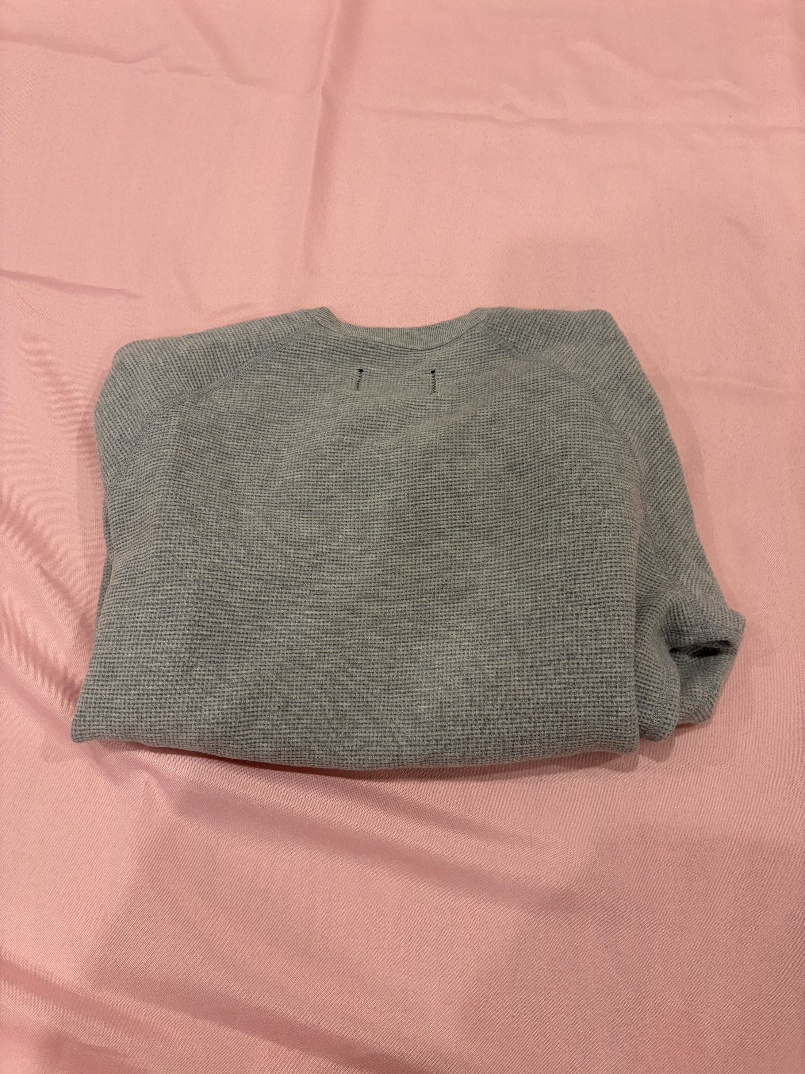 Reigning Champ Reigning Champ Flatback Thermal Henley Heather Gray/Grey Size US S / EU 44-46 / 1 - 3 Thumbnail