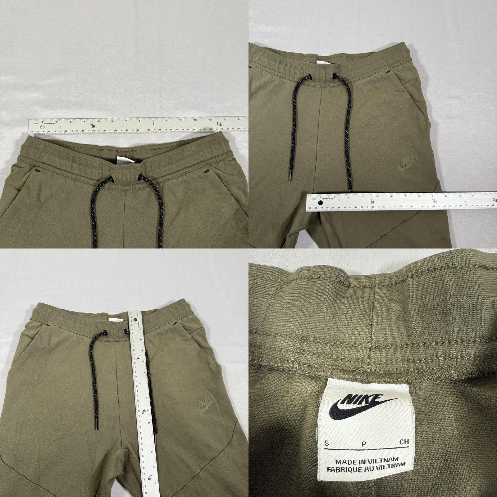 Nike Nike Tech Fleece Jogger Pants Men Small Green Athletic Slim Knit with Pockets Elastic Waist Size US 29 - 8 Thumbnail