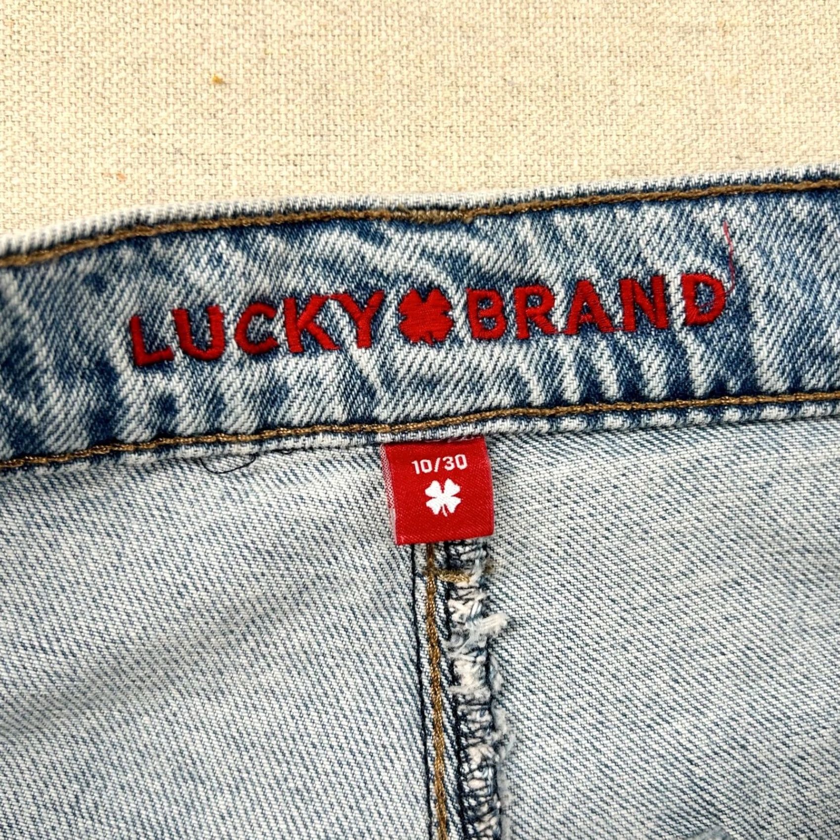 Lucky Brand Lucky Brand Jeans Womens 10/30 High Rise Wide-Leg Crop Denim Blue 26 In Inseam 31 In Waist Relox Relaxed Regular Size 10 Pants Mens Womens Girls Size 32" / US 10 / IT 46 - 4 Thumbnail