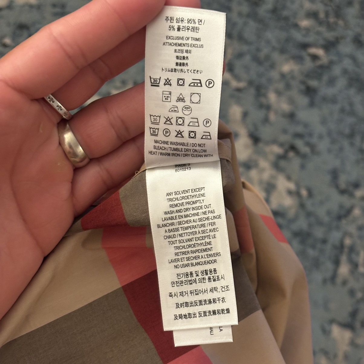Burberry Burberry Slim Fit Check Cotton Shirt Size Small Worn Lightly Size US S / EU 44-46 / 1 - 6 Thumbnail