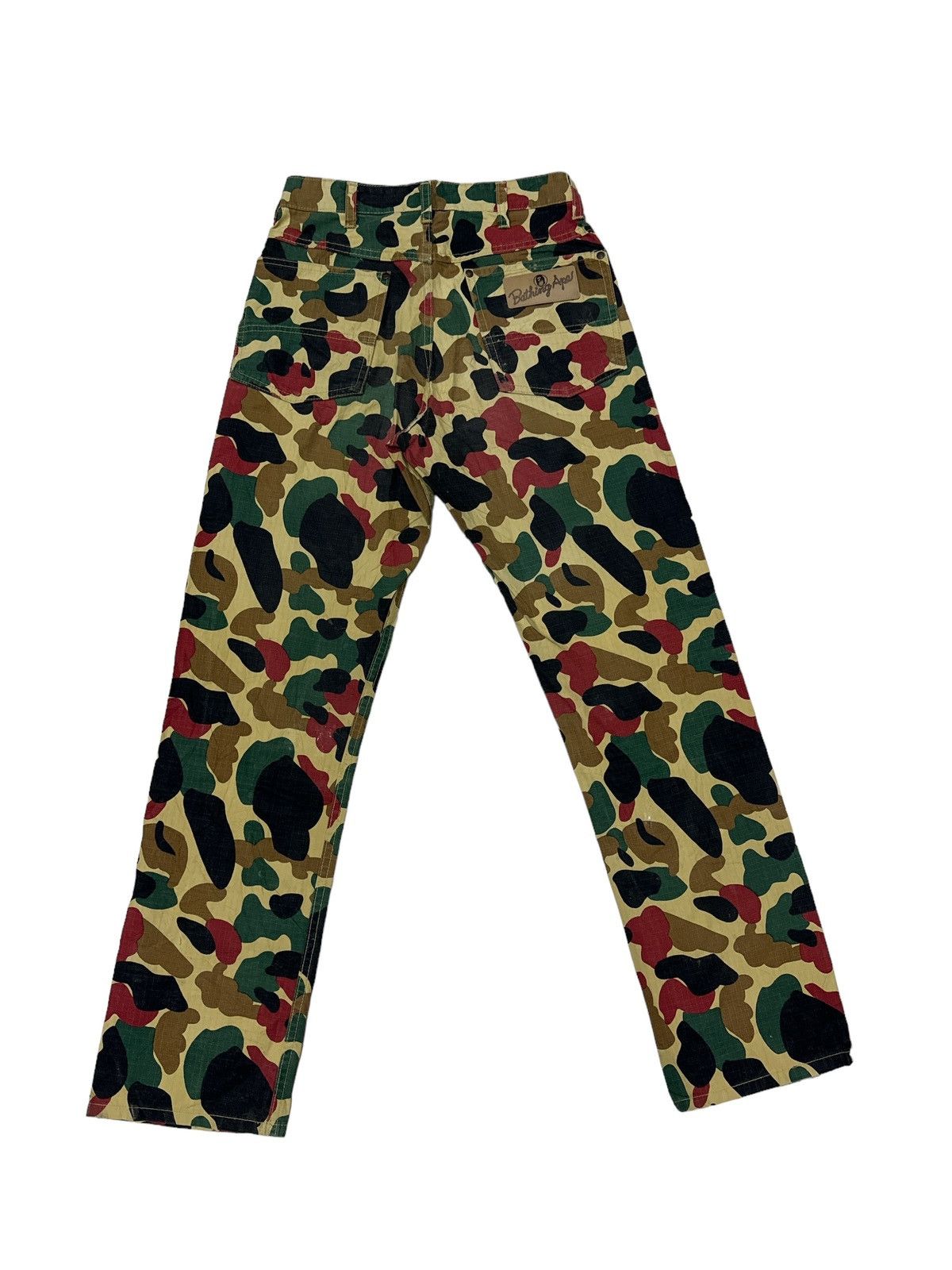 Bape A BATHING APE HUMAN CAMO PANTS Size US 27 - 2 Thumbnail