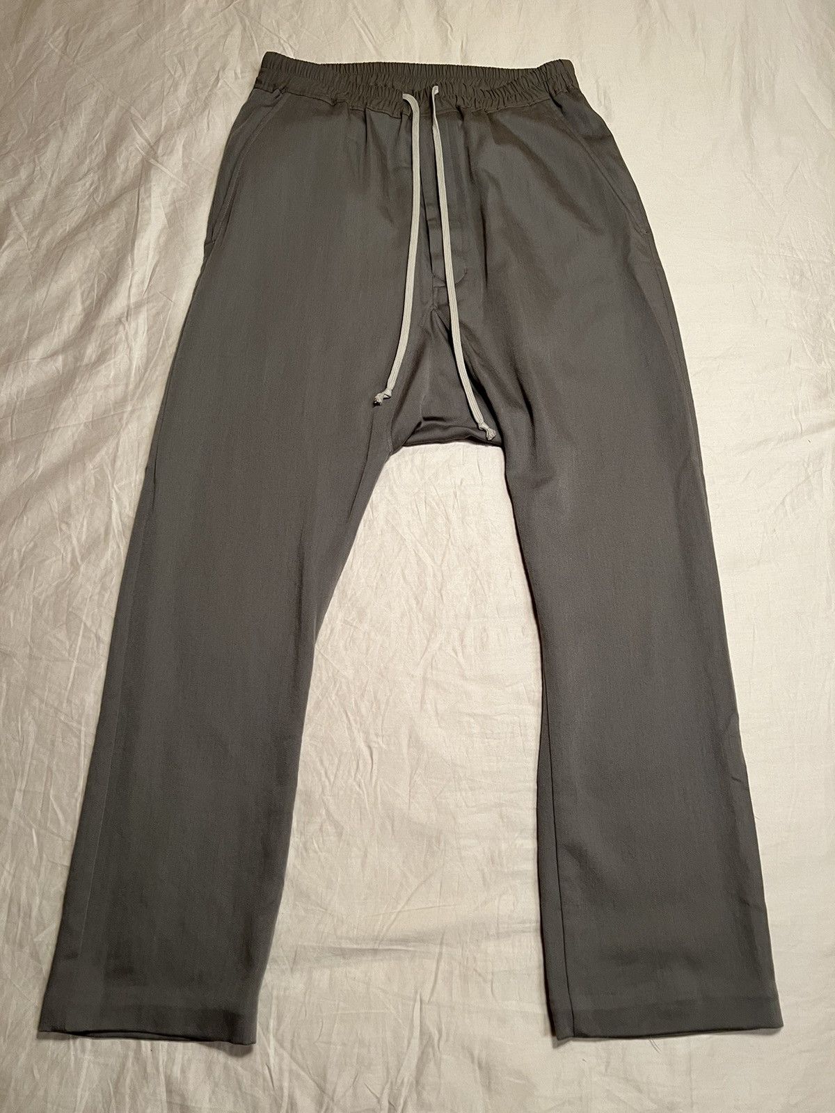 Rick Owens Rick Owens Drawstring long wool pants Size US 32 / EU 48 - 13 Thumbnail
