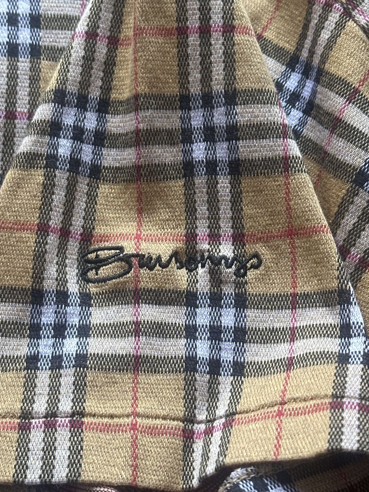 Burberry Burberry 80s Plaid Polo Size US S / EU 44-46 / 1 - 4 Thumbnail