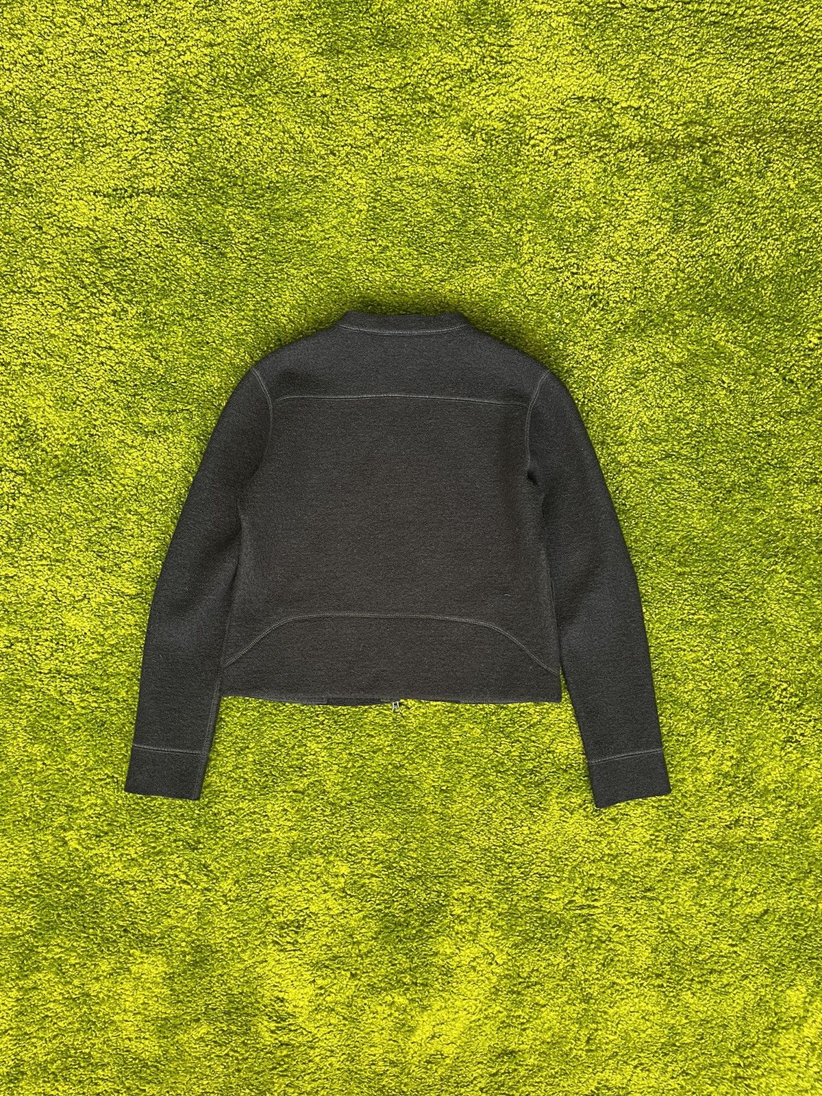 Aspesi × Designer Alberto Aspesi avant garde wool zip jacket Size M / US 6-8 / IT 42-44 - 5 Thumbnail