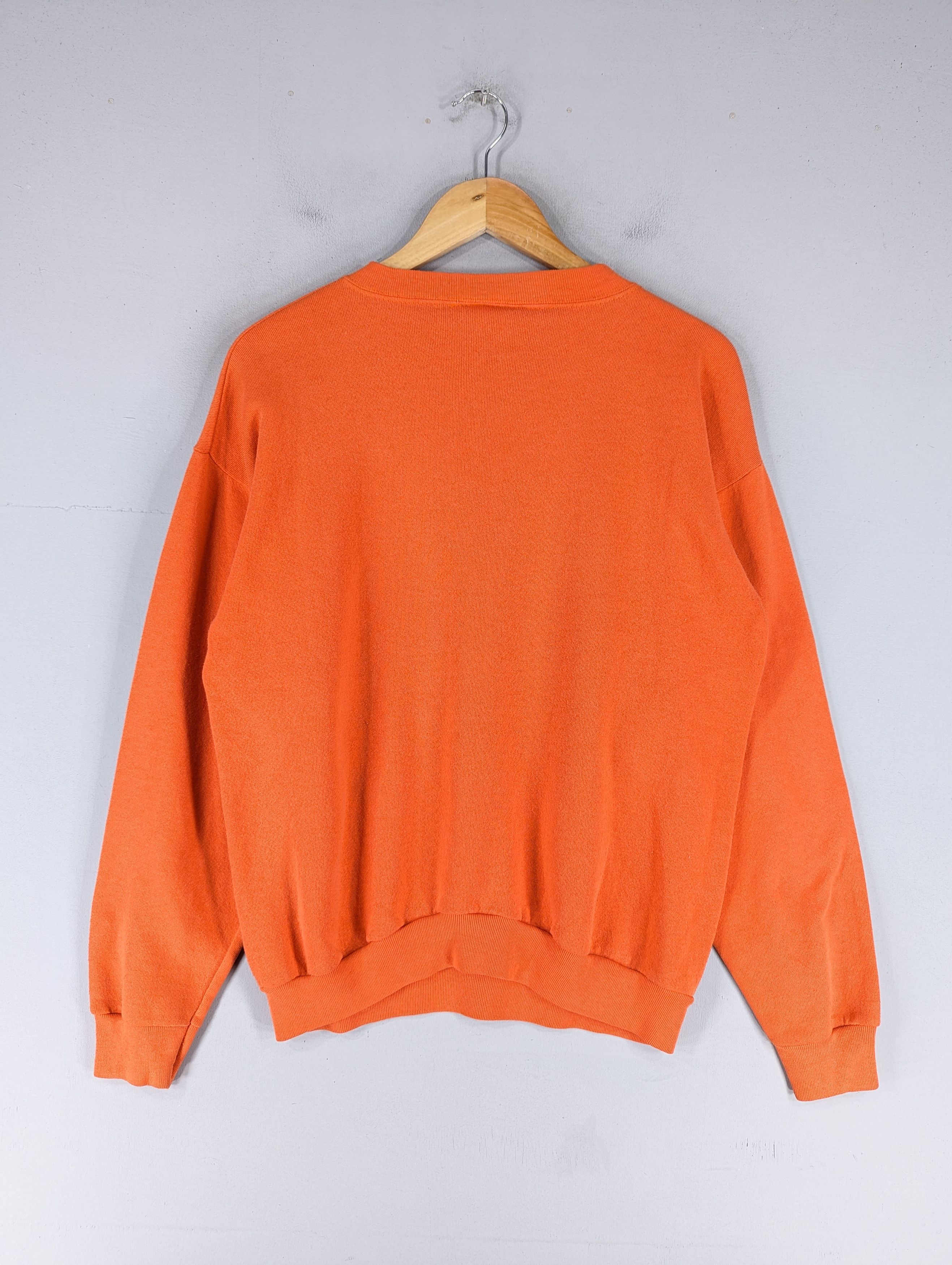 Cartoon Network Vintage 80s Peanuts Characters Orange Sweatshirt Size US M / EU 48-50 / 2 - 11 Thumbnail