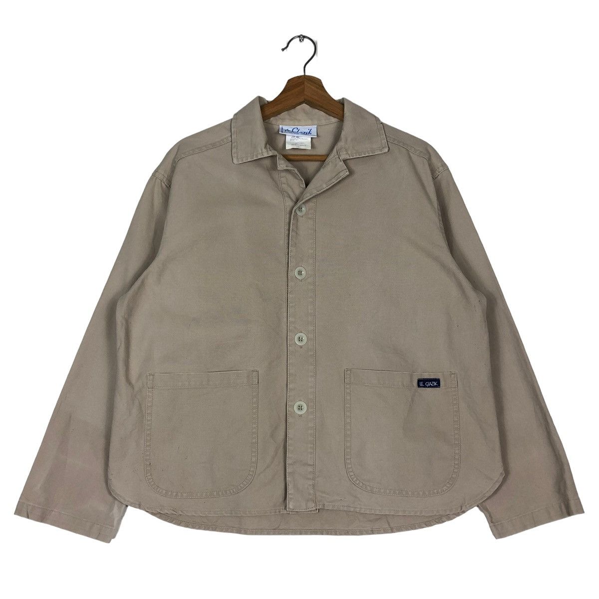 Japanese Brand 🔥Cropped Chore Biker Jacket Le Glazik France Issey Miyake Size US M / EU 48-50 / 2 - 1 Thumbnail