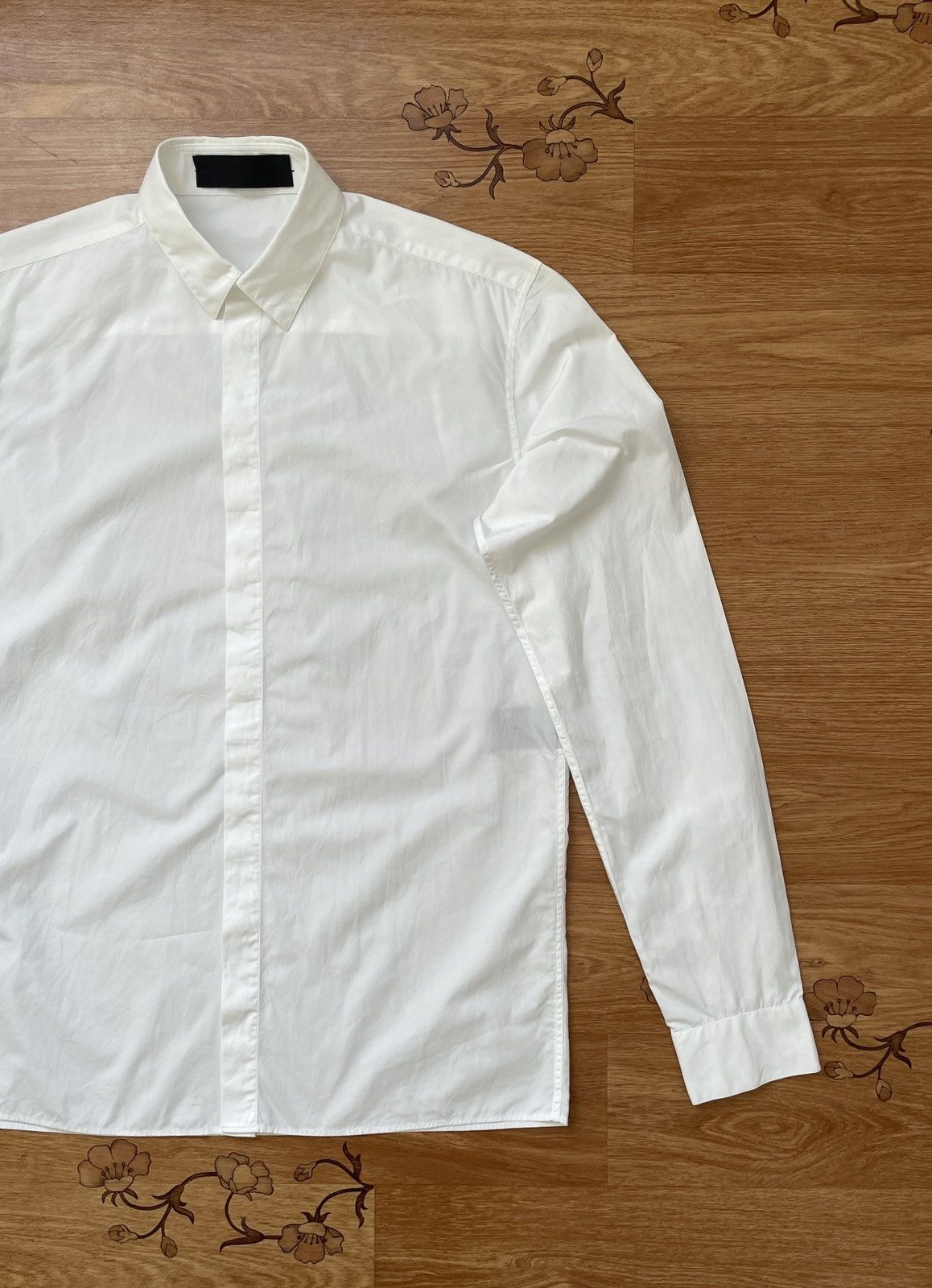 Haider Ackermann Haider Ackermann White Cotton Shirt Size US M / EU 48-50 / 2 - 2 Thumbnail