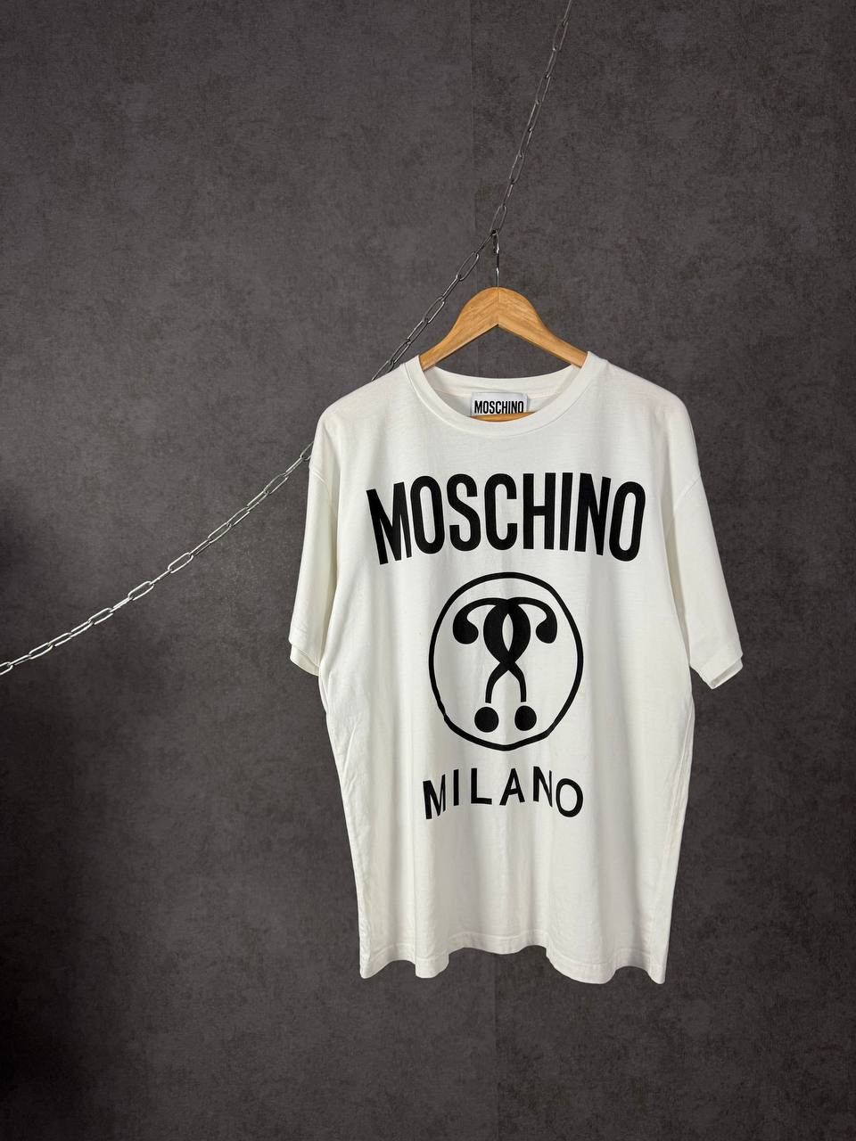 Moschino Moschino Milano luxury designer tee Size US L / EU 52-54 / 3 - 1 Thumbnail
