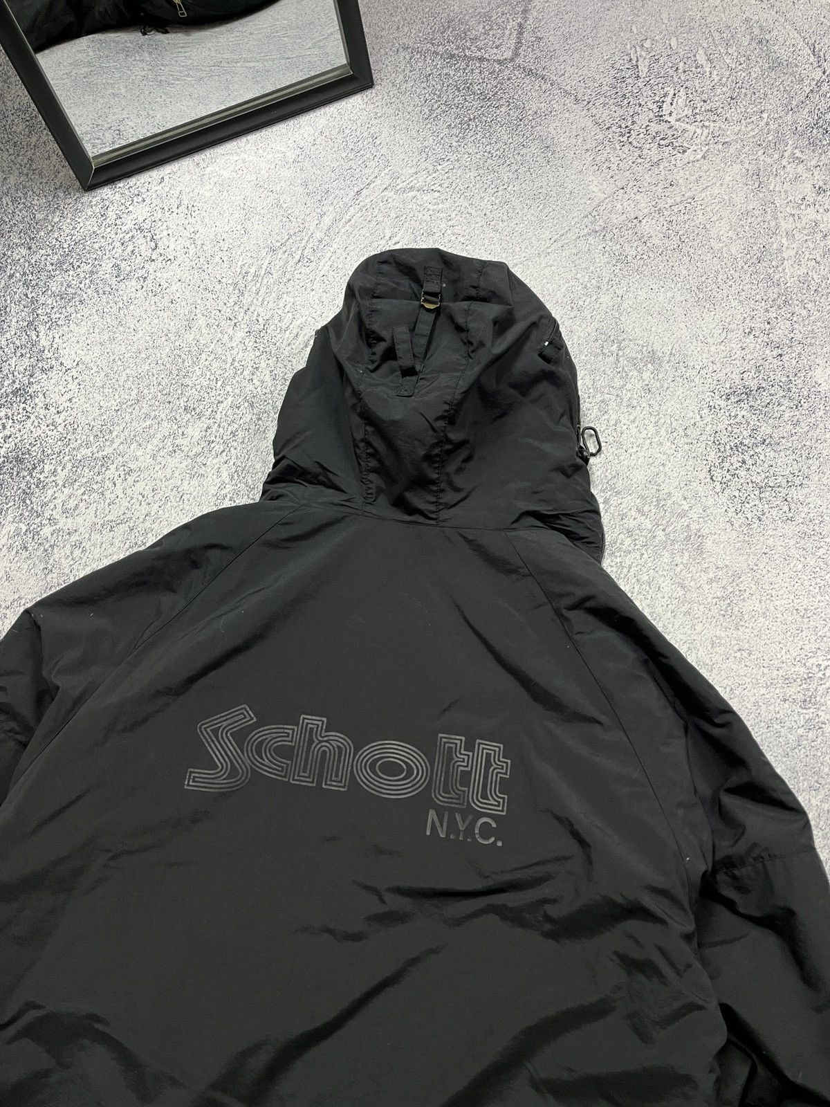 Schott × Vintage Schott Multi Zip Ventilated Technical Pullover Ninja Jacket Size US XL / EU 56 / 4 - 19 Thumbnail