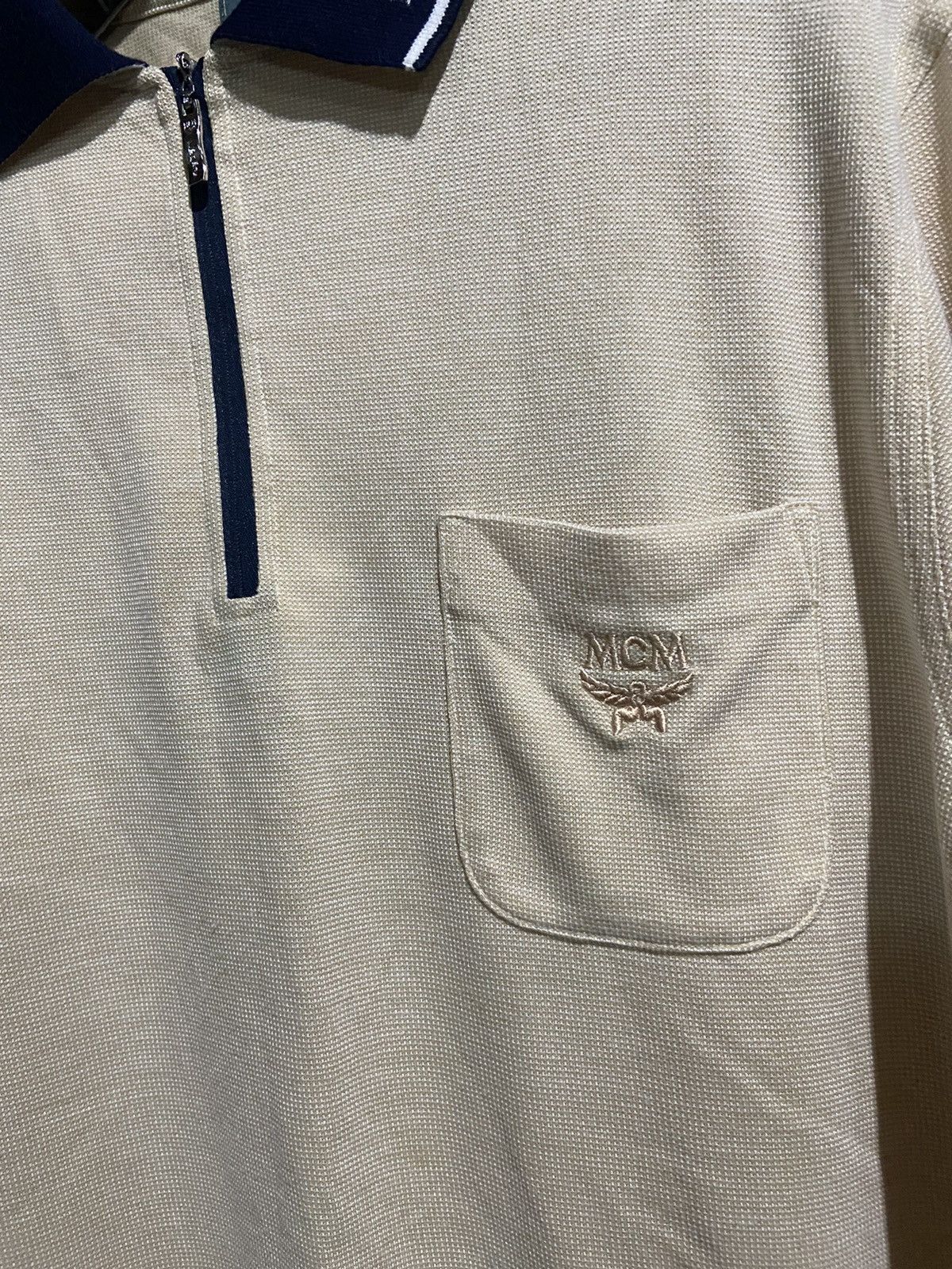Vintage Vintage MCM golf long sleeve white cream t-shirt L Size US L / EU 52-54 / 3 - 2 Thumbnail