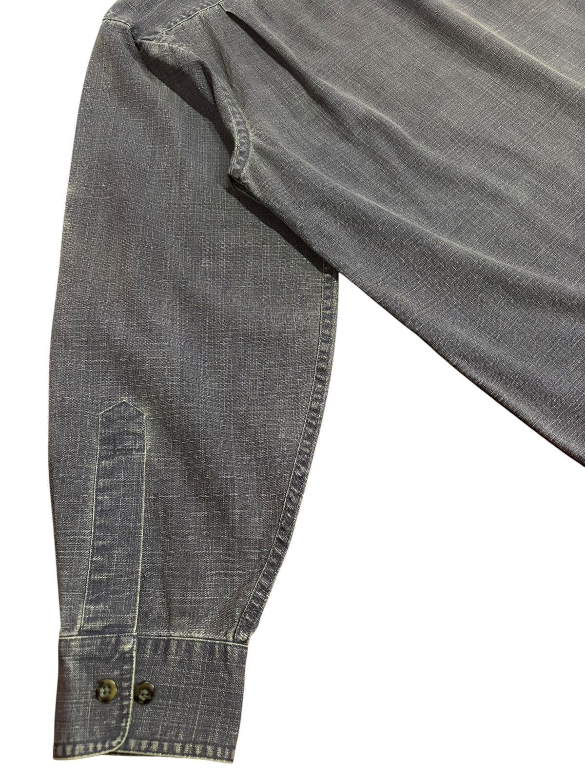 L.L. Bean × Vintage Vtg LL Bean Men's XLT Button Up Heavyweight Denim Size US L / EU 52-54 / 3 - 7 Thumbnail