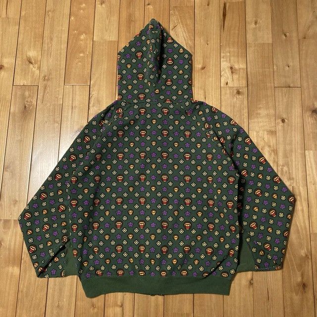 Bape × Kaws KAWS × BAPE STA Milo Monogram Full Zip Hoodie NIGO APE STAR Size US M / EU 48-50 / 2 - 4 Thumbnail