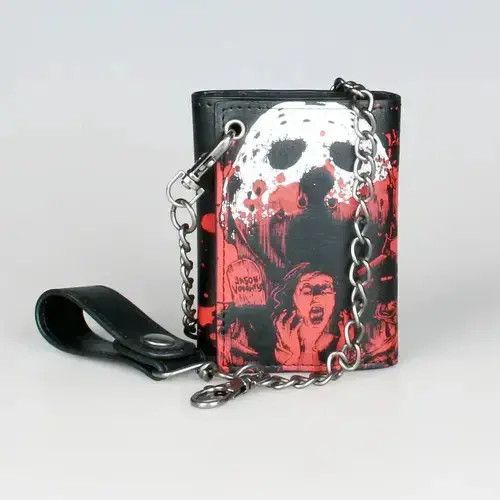VIBE PU Leather Horror Trifold Wallet Size ONE SIZE - 2 Thumbnail
