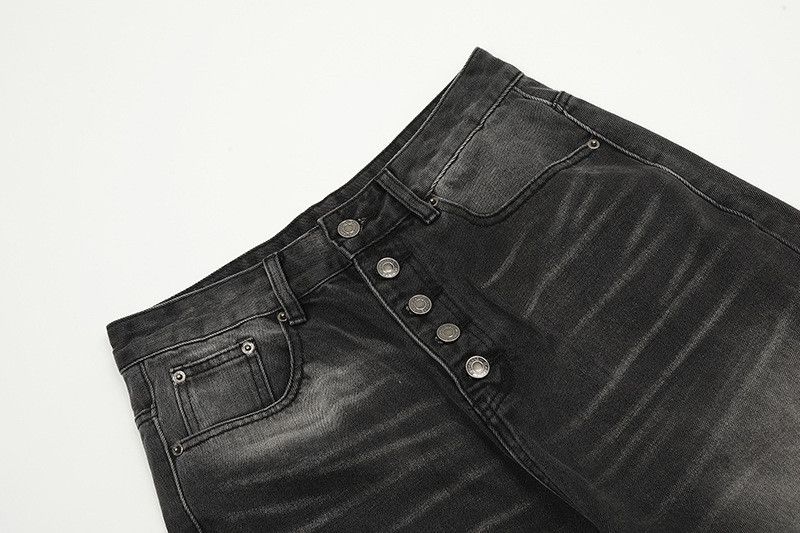 Vintage American Vintage Distressed Button-Fly Jeans Size US 32 / EU 48 - 3 Thumbnail