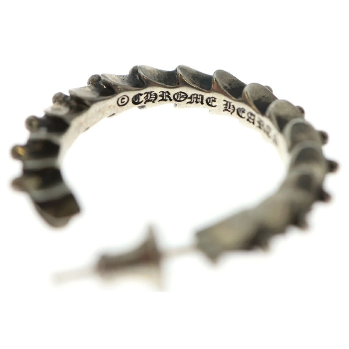 Chrome Hearts Chrome Hearts Cross tail Hoop Earring Size ONE SIZE - 5 Thumbnail
