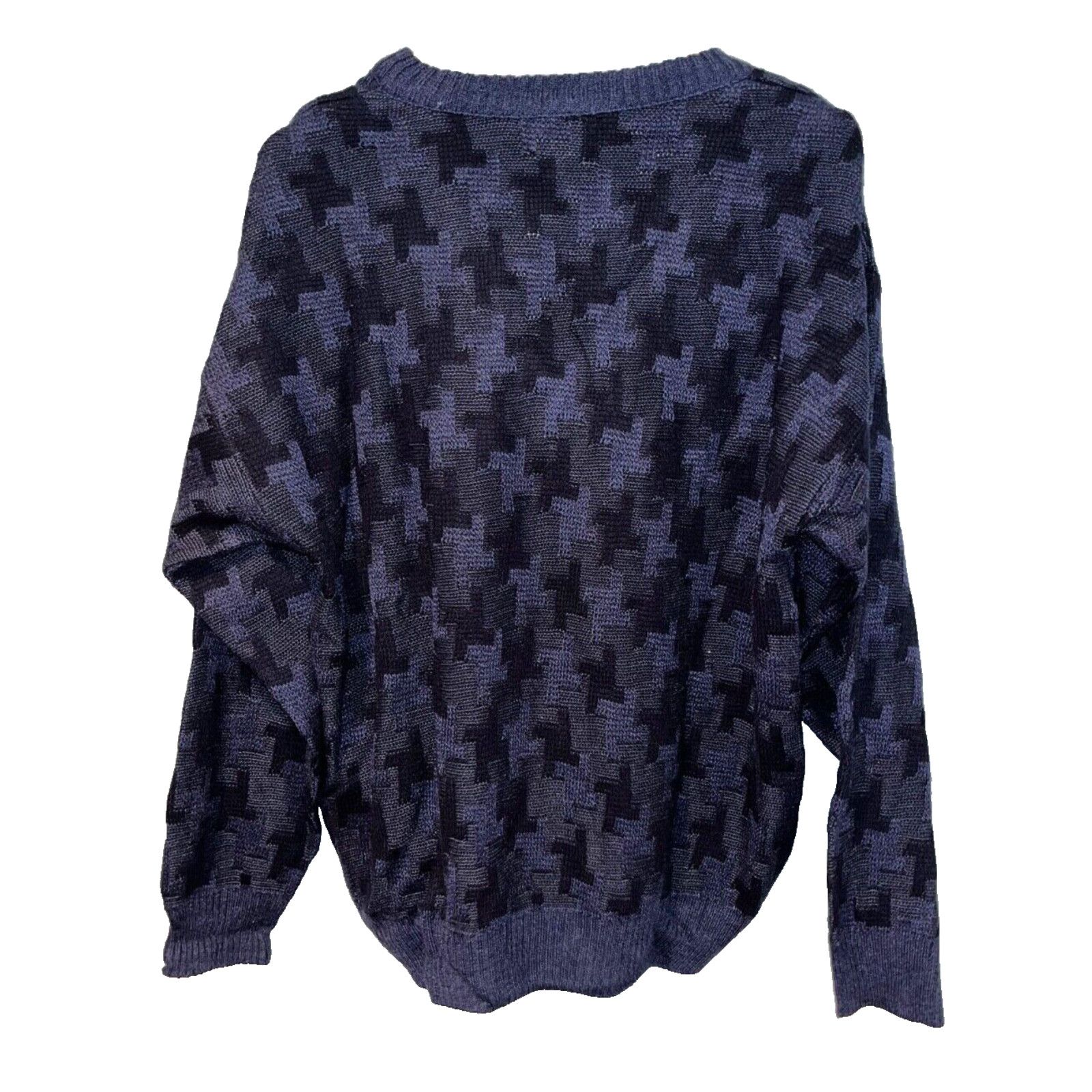 Jantzen Jantzen Sweater Mens L Geometric Long Sleeve Knit Classic Size US L / EU 52-54 / 3 - 4 Thumbnail