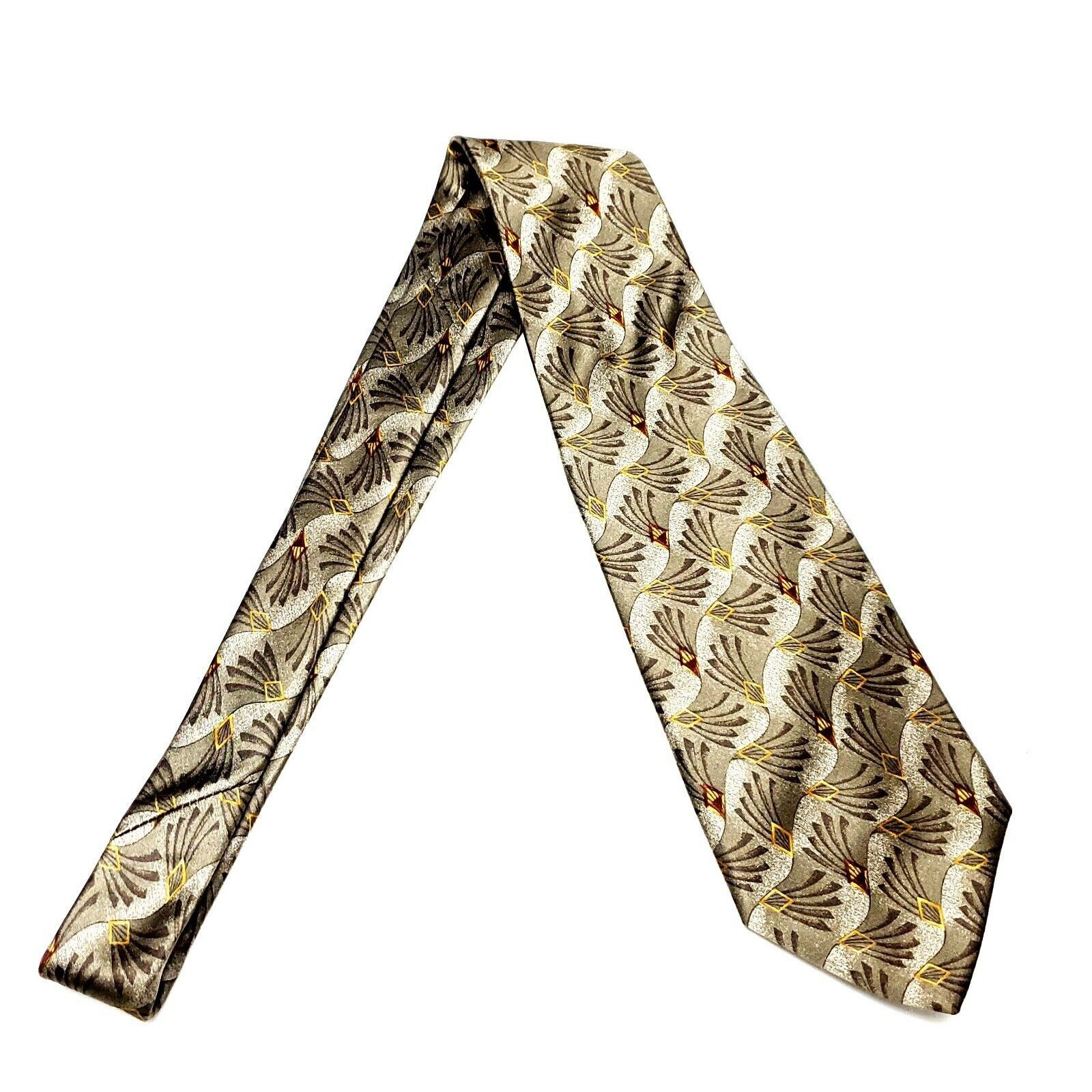 Robert Talbott Robert Talbott Best Of Class Nordstrom Silk Tie Print Beige Size ONE SIZE - 6 Thumbnail