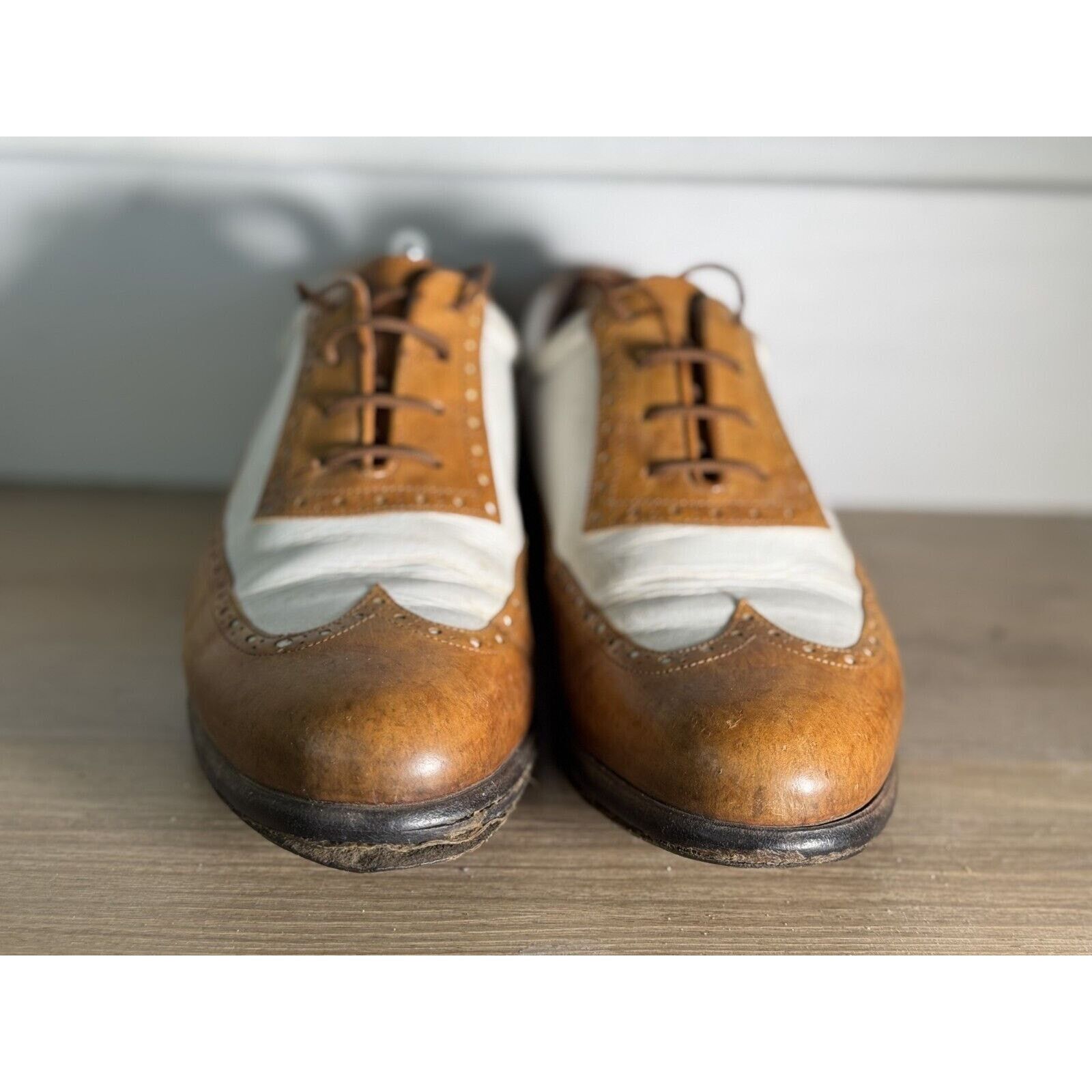 Other Walter Genuin Golf Saddle Shoes - Made in Italy - Size 7 Size US 7 / EU 40 - 2 Thumbnail