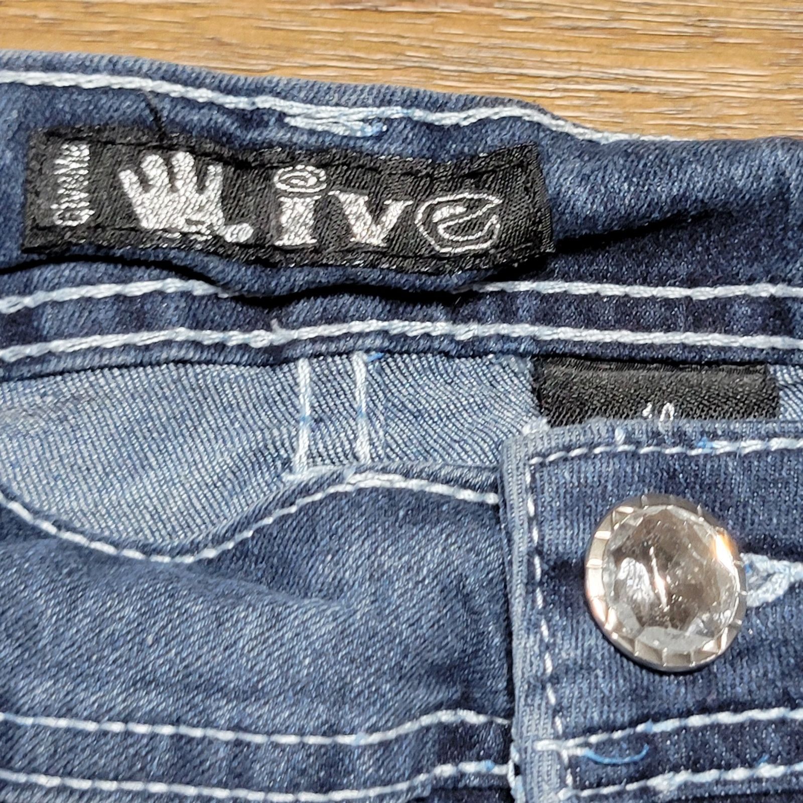 Other Give Me Five Capris w/ Pocket Embroidery & Bling - Size 14 Size 36" / US 14 / IT 50 - 6 Thumbnail