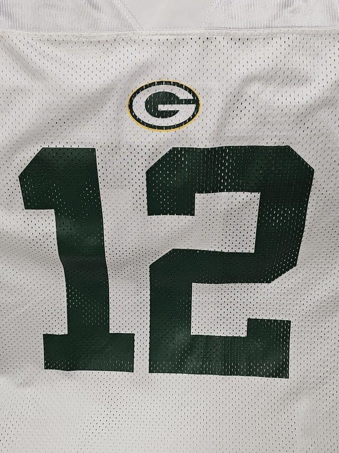 Reebok Reebok NFL team Apparel Aaron Rodgers #12 White Size L Size ONE SIZE - 4 Thumbnail