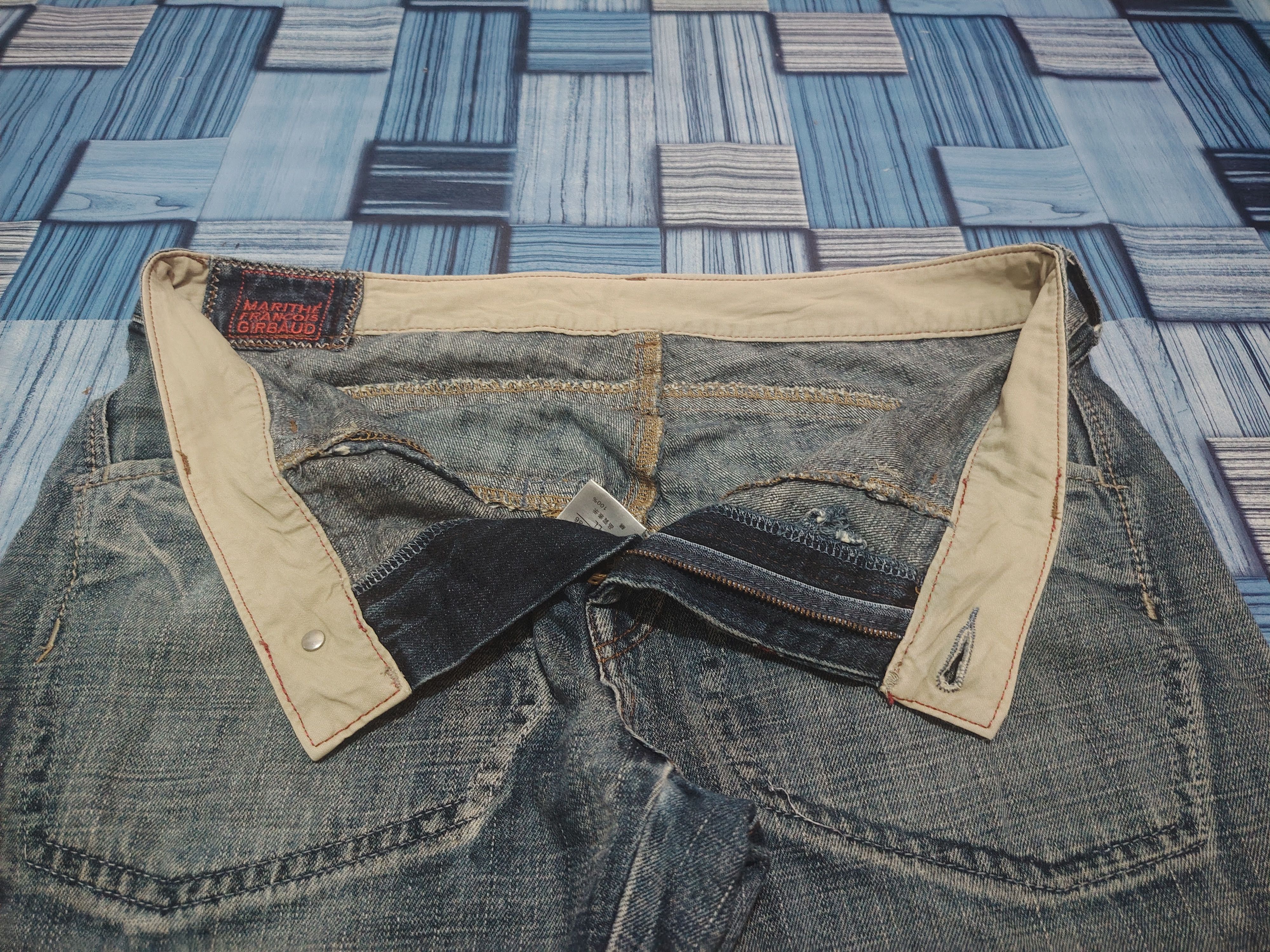 Marithe + Francois Girbaud Japanese Marithe Francois Girbaud Baggy Style Flare Jeans Size US 35 - 7 Thumbnail