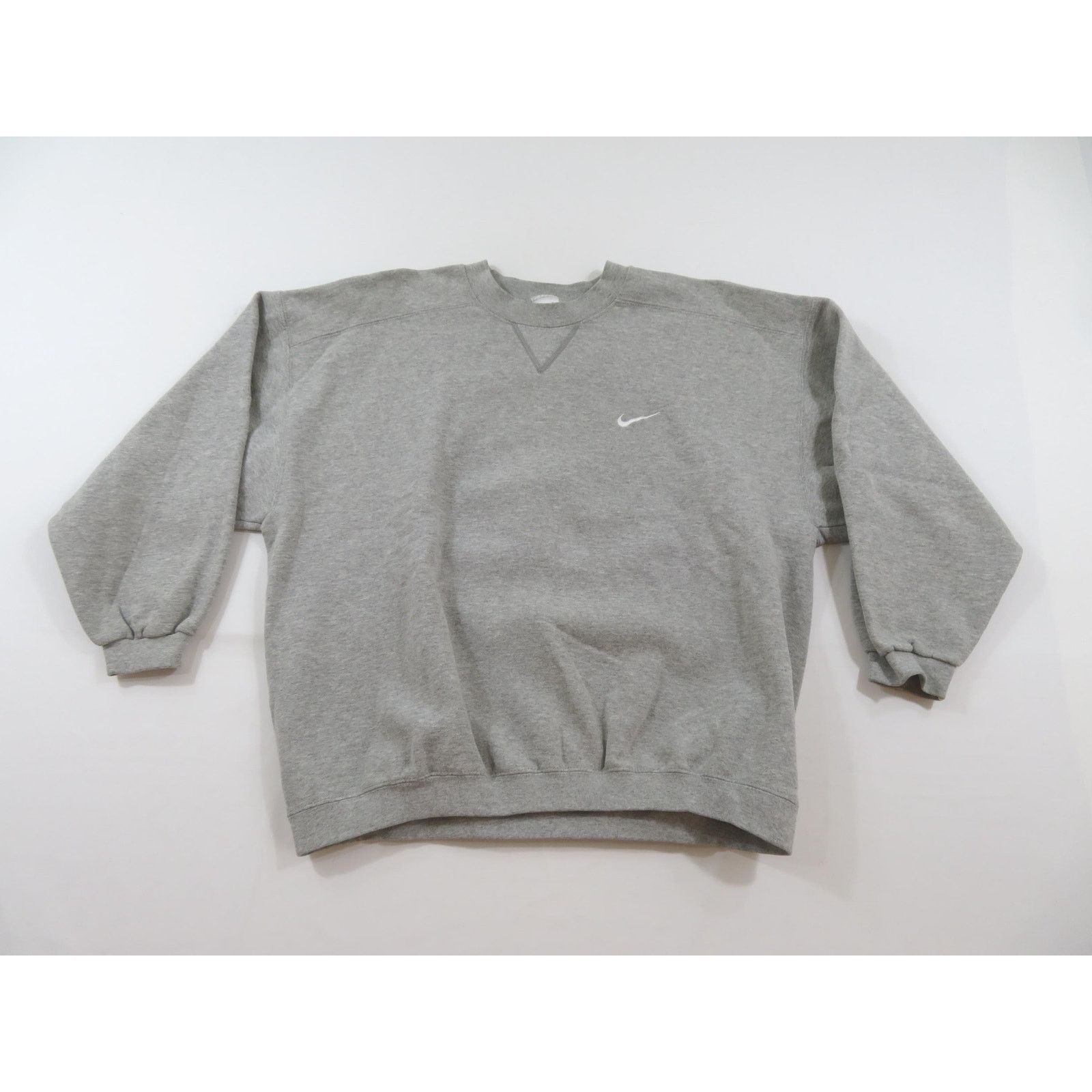 Nike Nike Made in USA V-Stitch Small Swoosh Gray Sweatshirt S 90s Size US S / EU 44-46 / 1 - 1 Thumbnail
