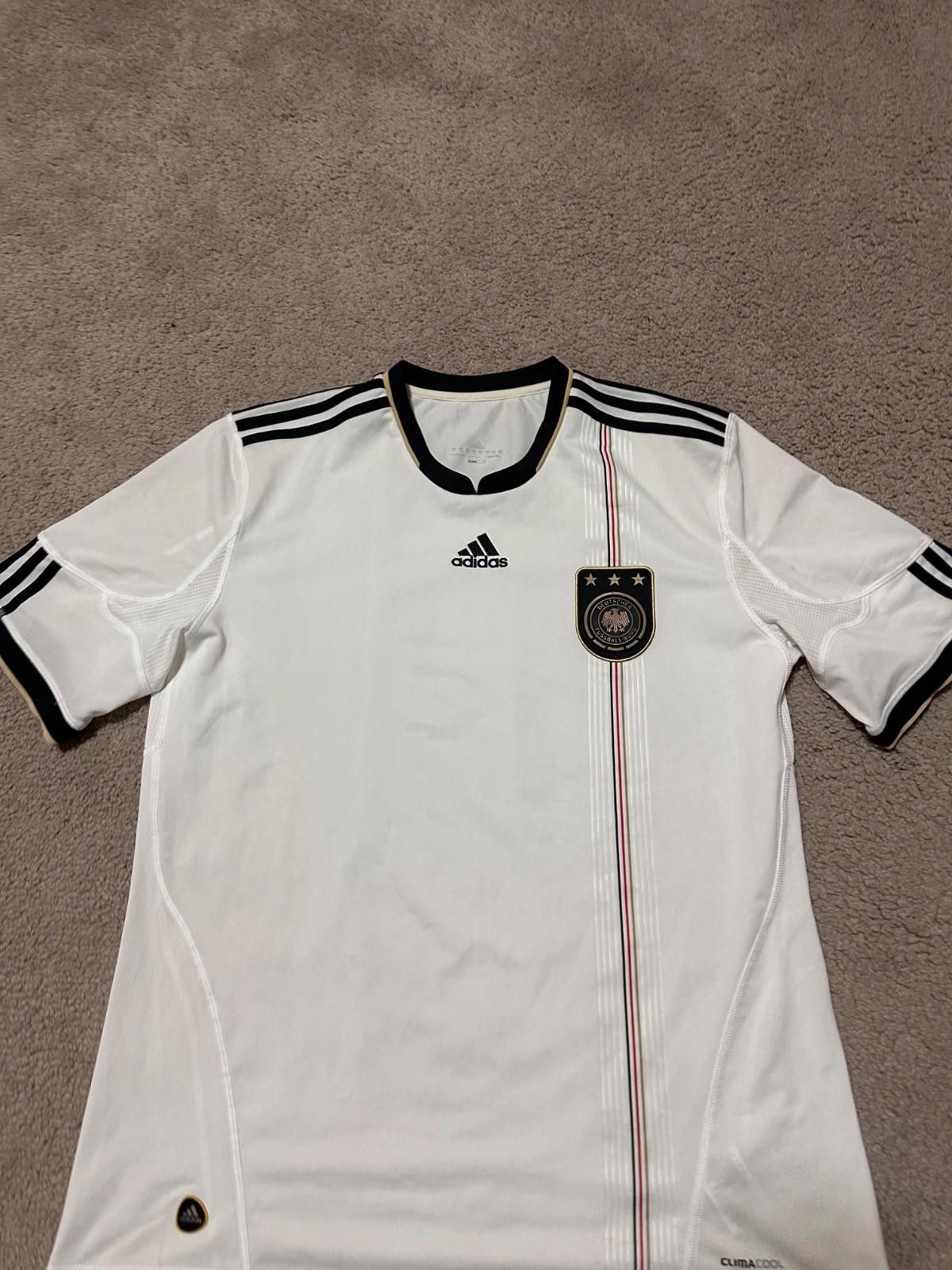 Adidas GERMANY ADIDAS 2010 WORLD CUP FOOTBALL SOCCER HOME JERSEY Size US XL / EU 56 / 4 - 3 Thumbnail