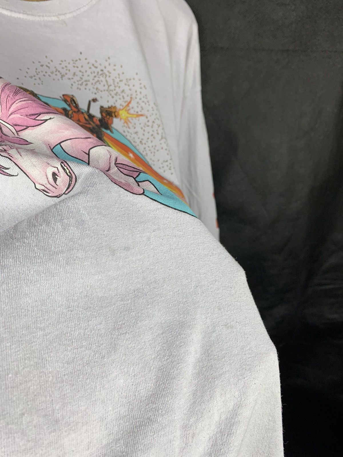 Marvel Comics Steals! Marvel Deadpool Unicorn Superhero Comics Tee Size US XL / EU 56 / 4 - 8 Thumbnail