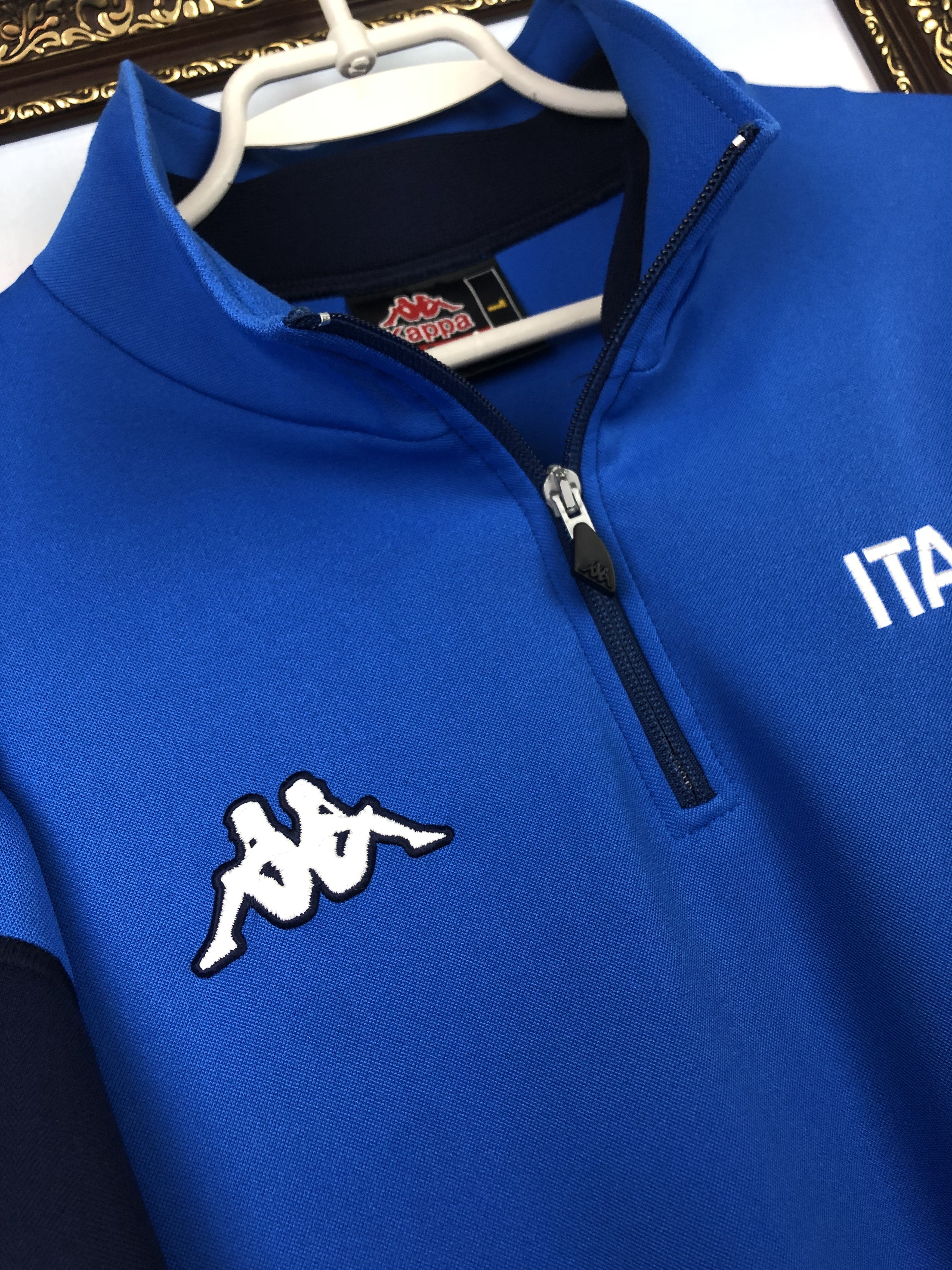Kappa × Vintage Vintage Kappa Italy Football Jacket Sweatshirt Soccer Track Size US L / EU 52-54 / 3 - 6 Thumbnail