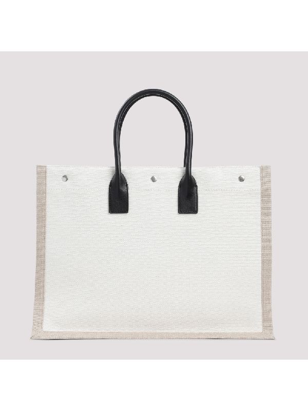 Saint Laurent Paris oc11z0226 499290 Size: OS / Rive Gauche Tote in Canvas Size ONE SIZE - 4 Thumbnail